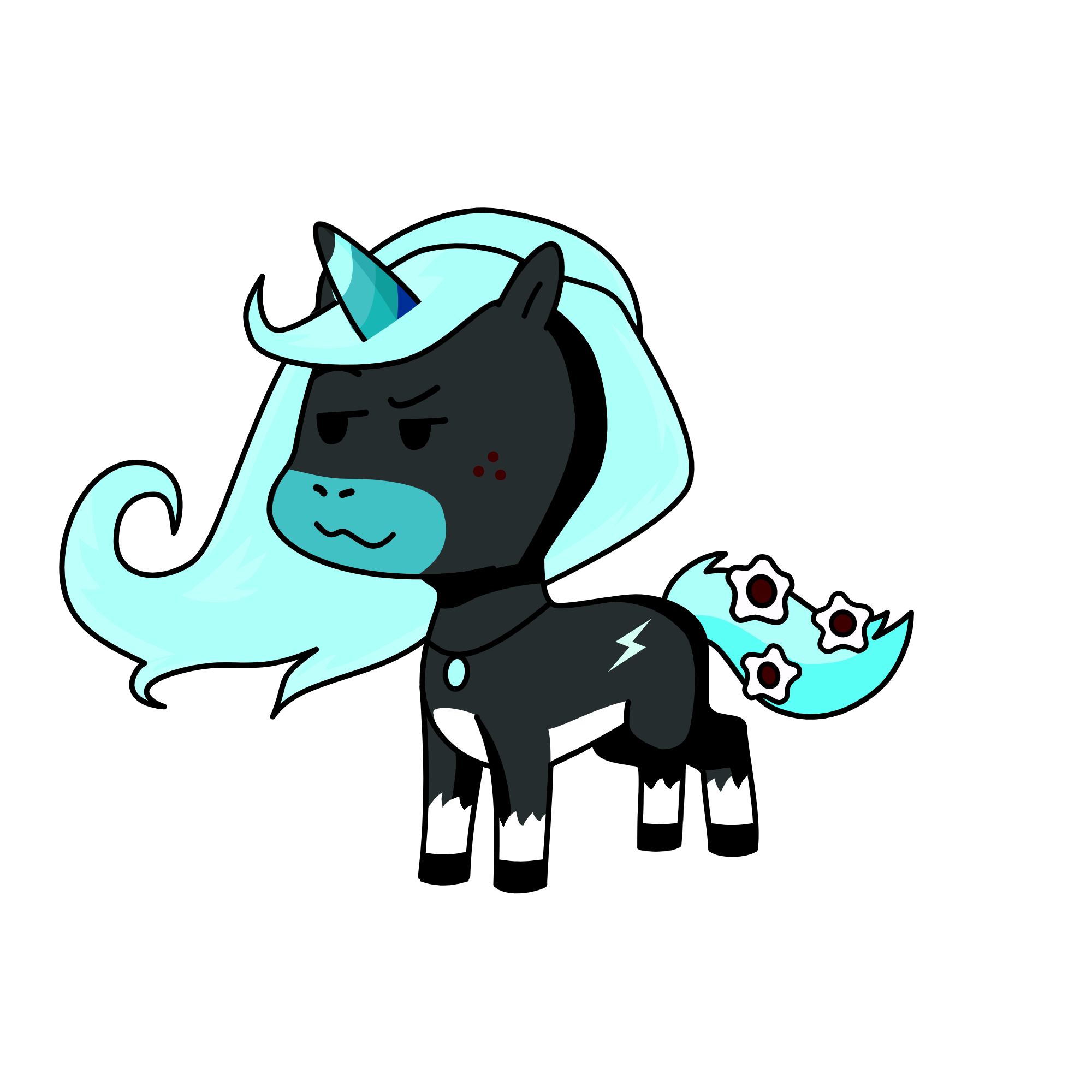 Night, the unicorn