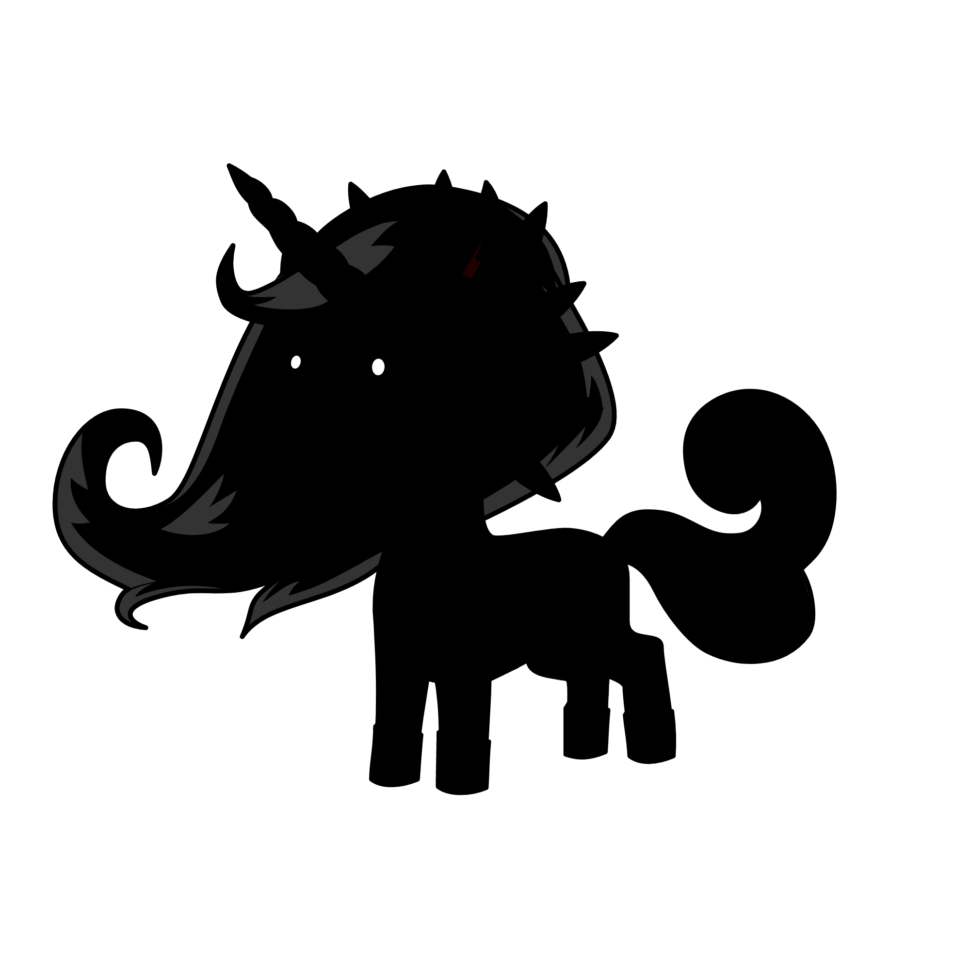 darkness, the unicorn