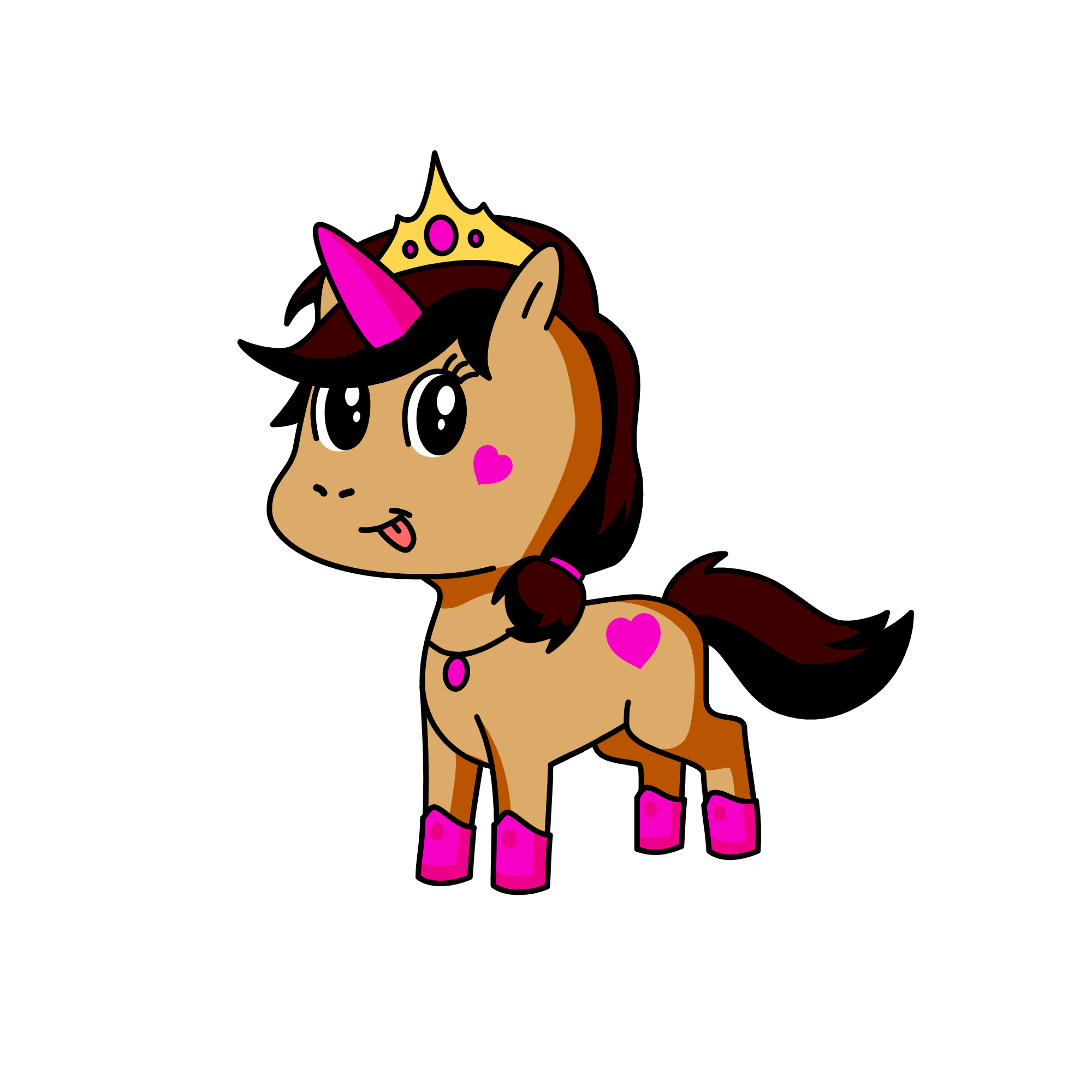 Hilary Unicorn Version, the unicorn