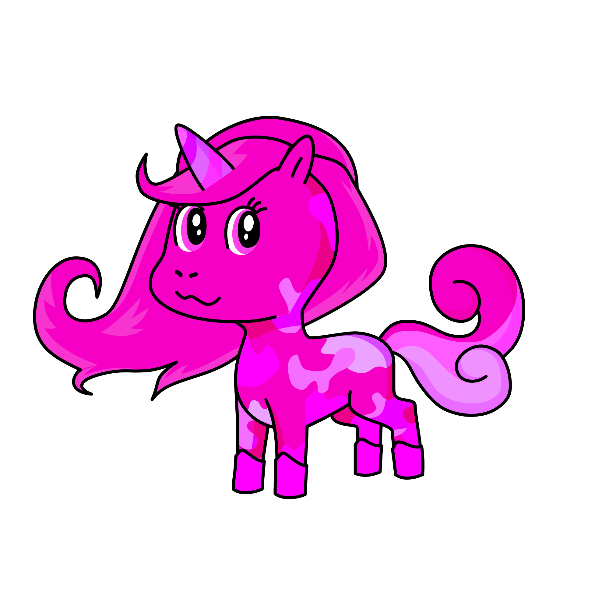 pinky, the unicorn
