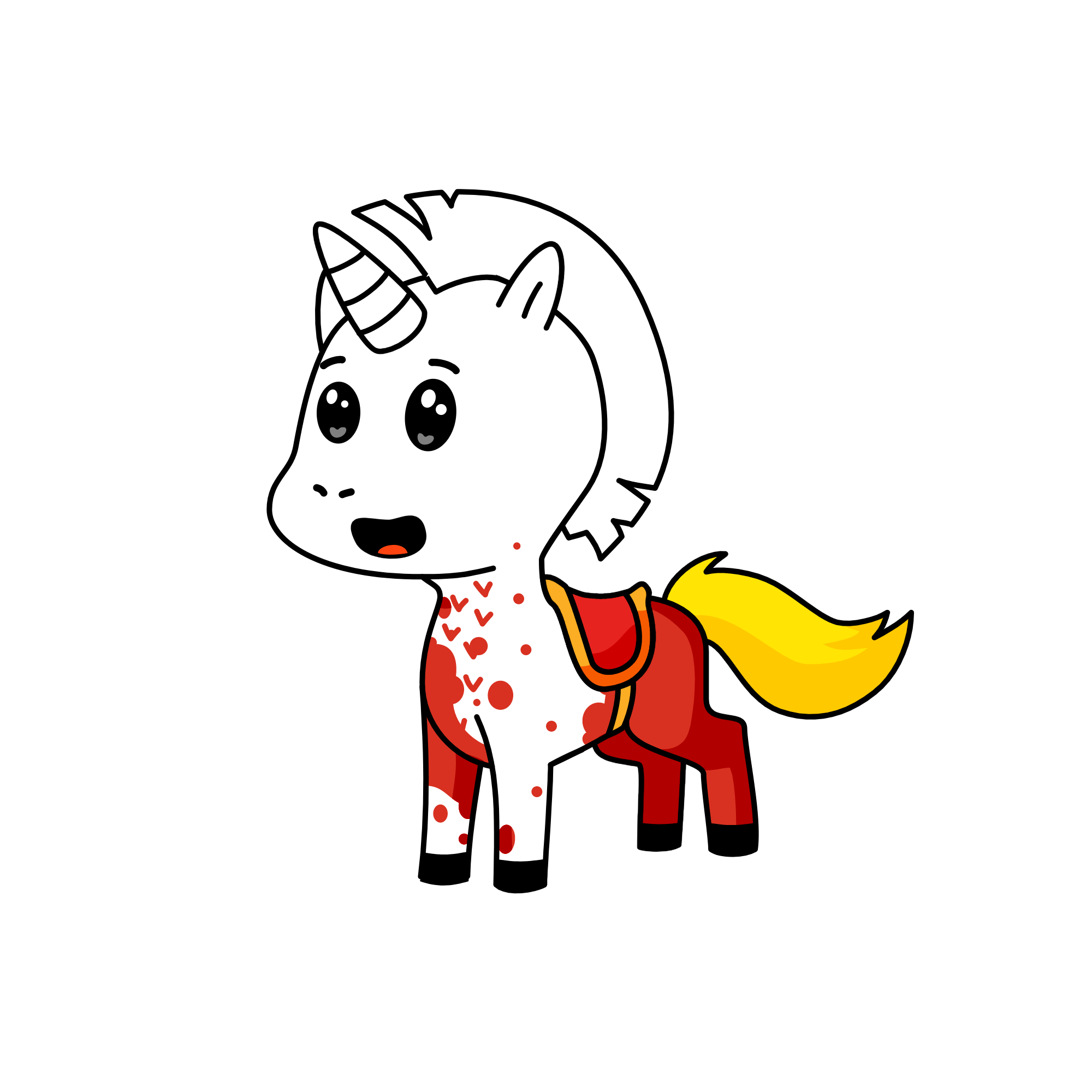jeff the killer, the unicorn