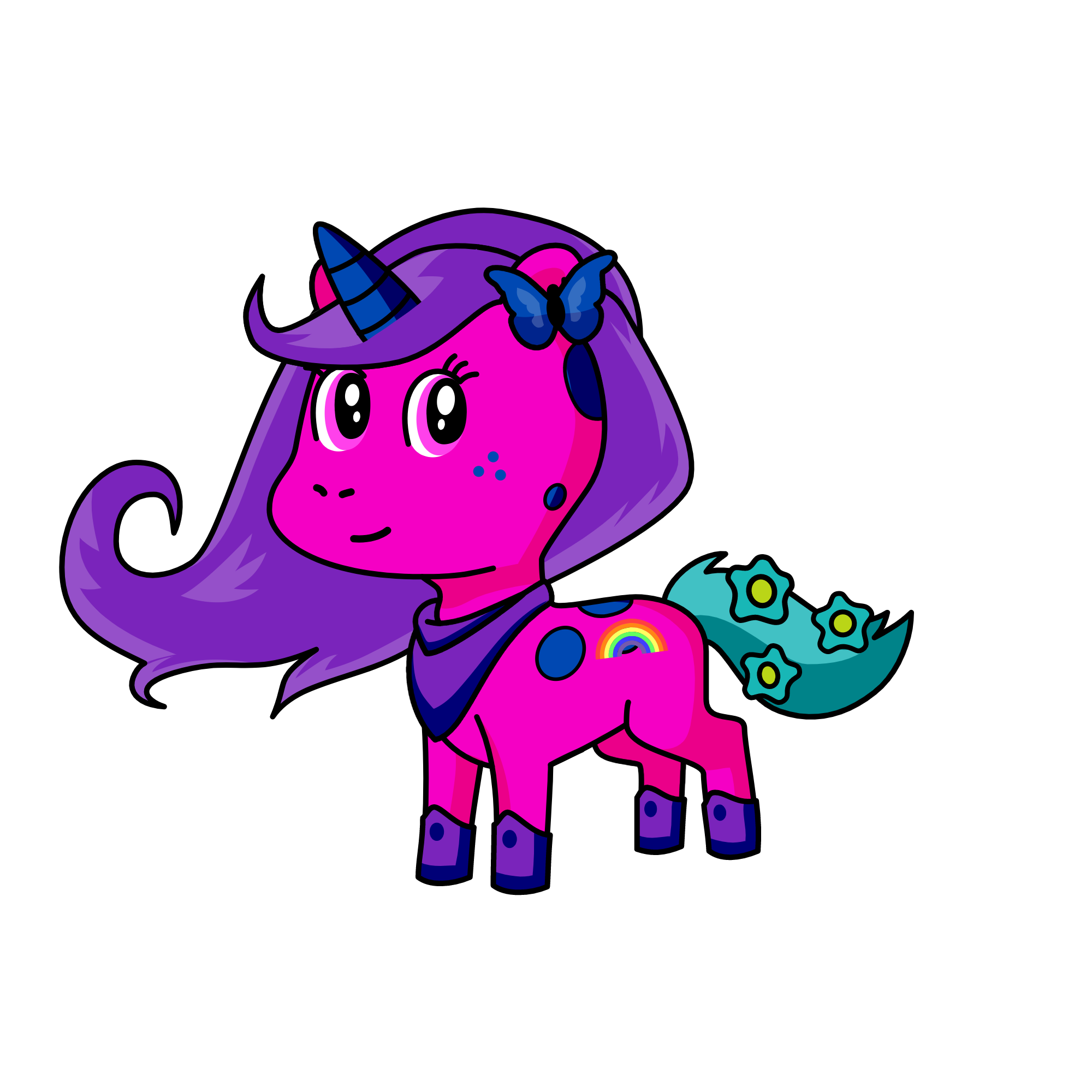 Applejack, the unicorn