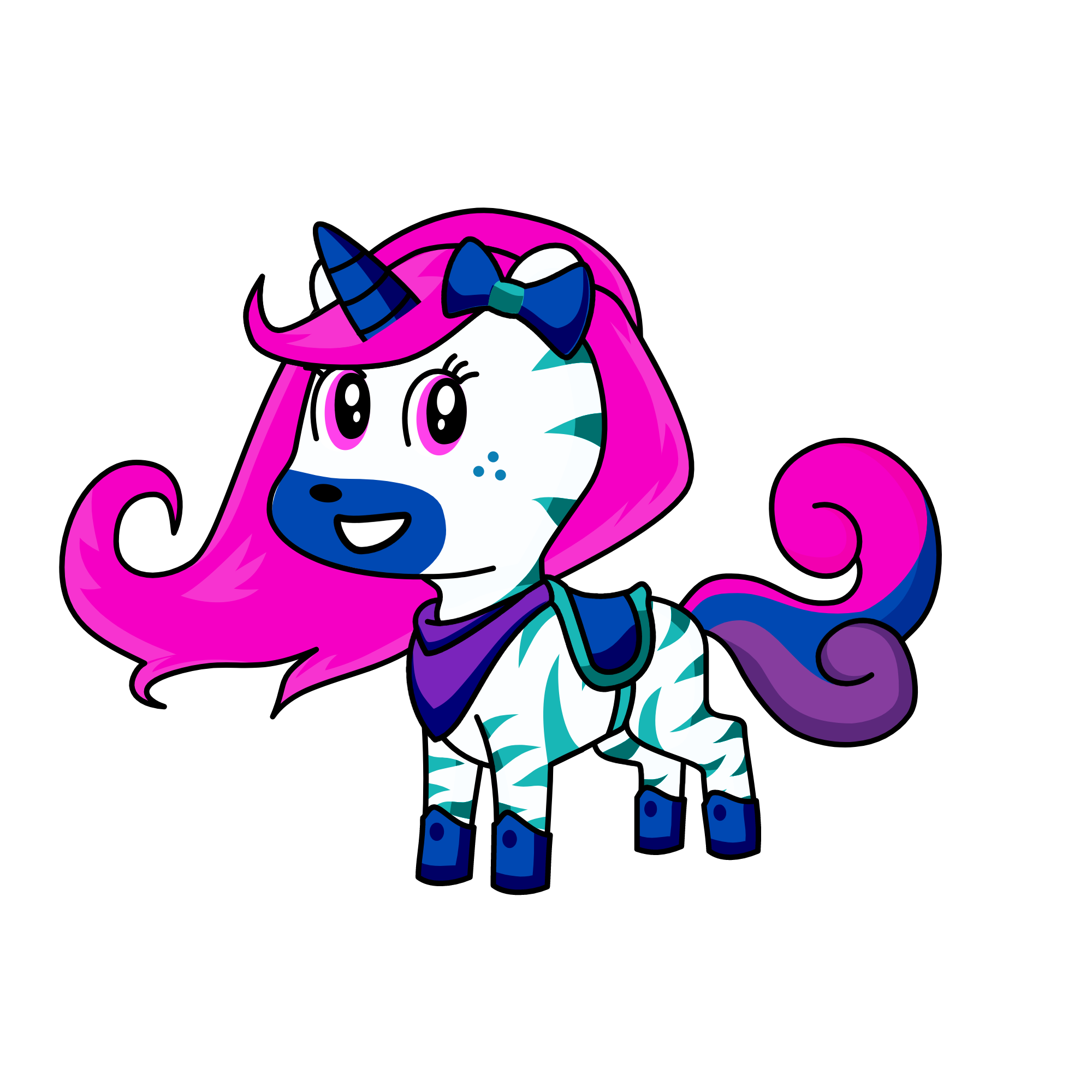 Scoodeloo, the unicorn