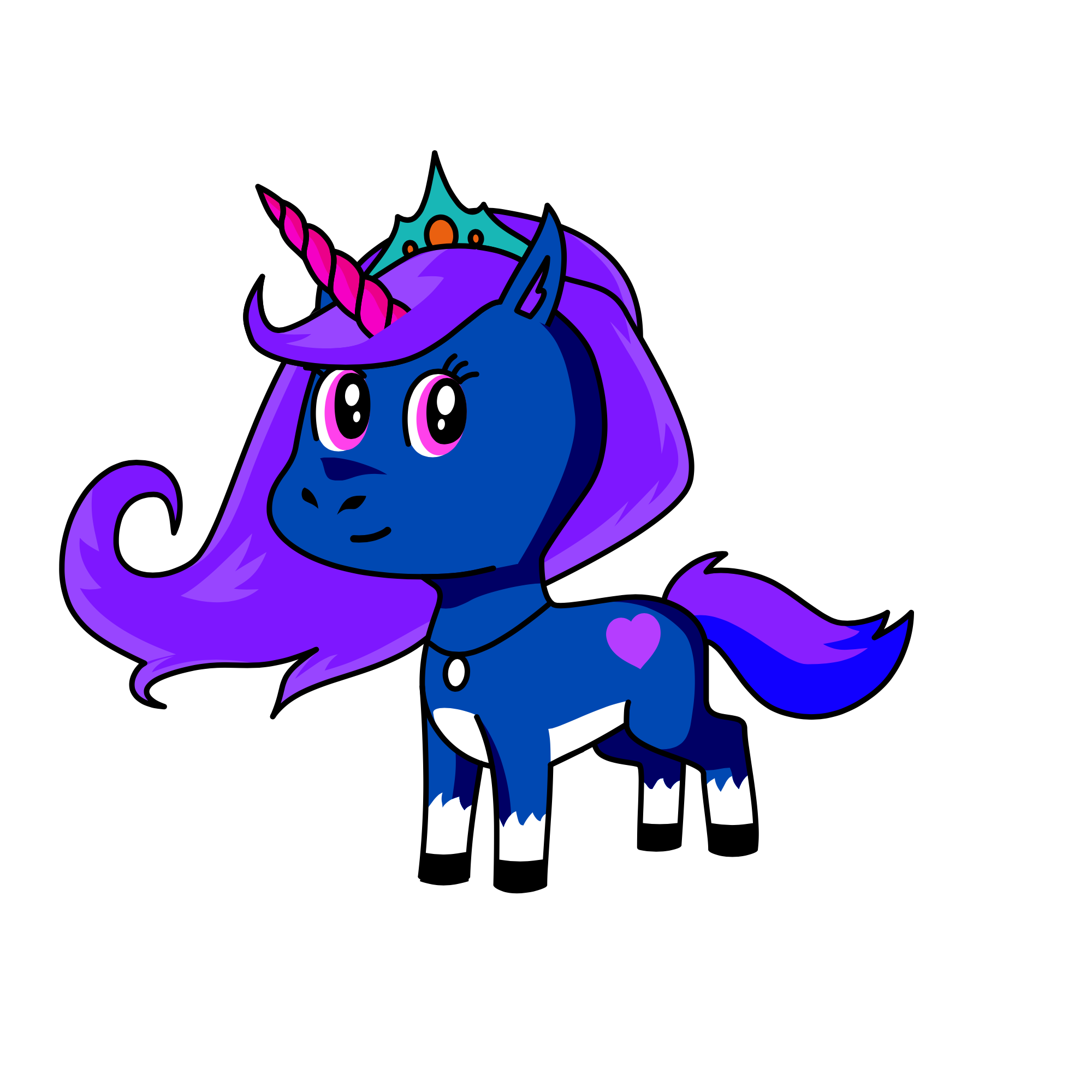 moon, the unicorn