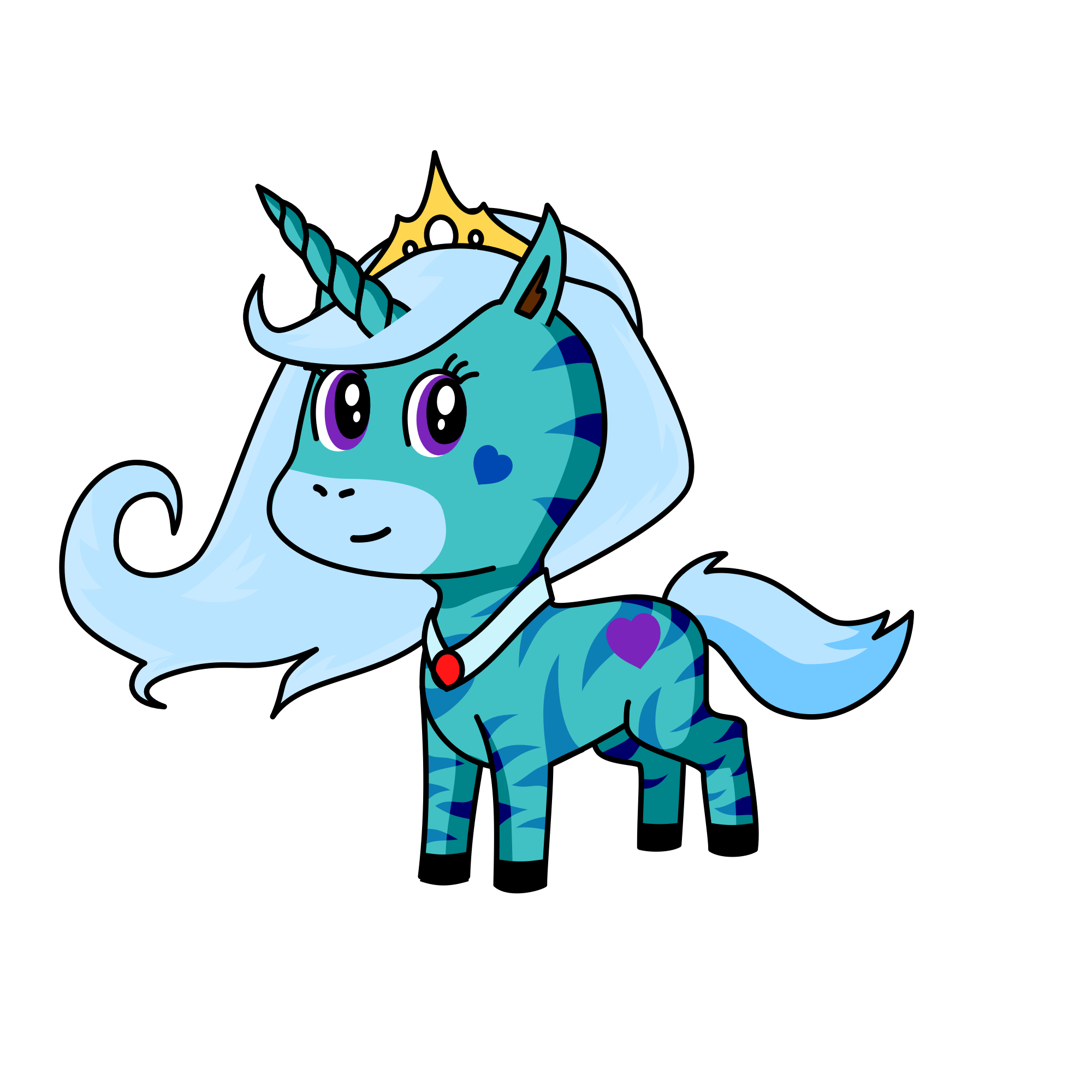 Melody , the unicorn