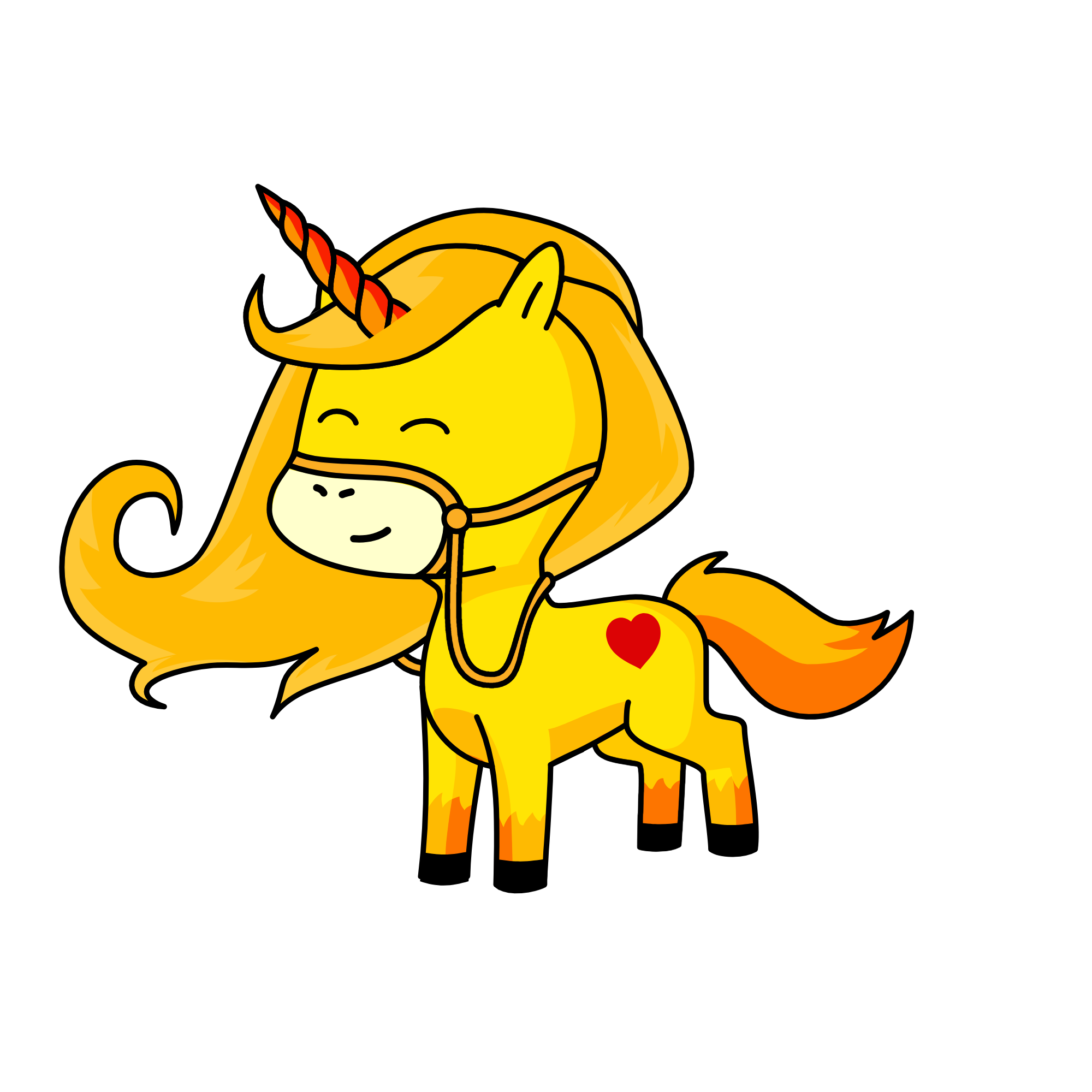 Fire, the unicorn