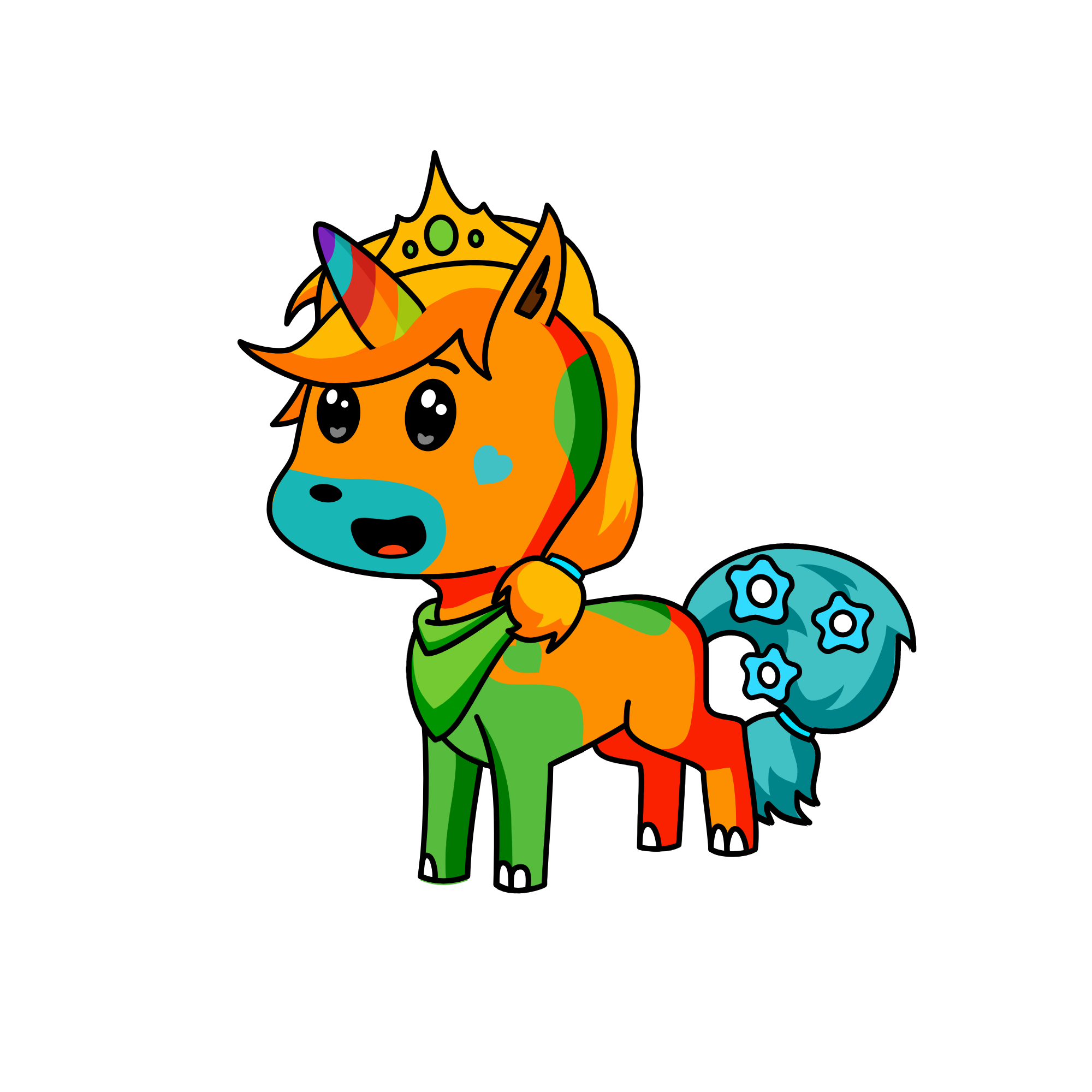 happy, the unicorn