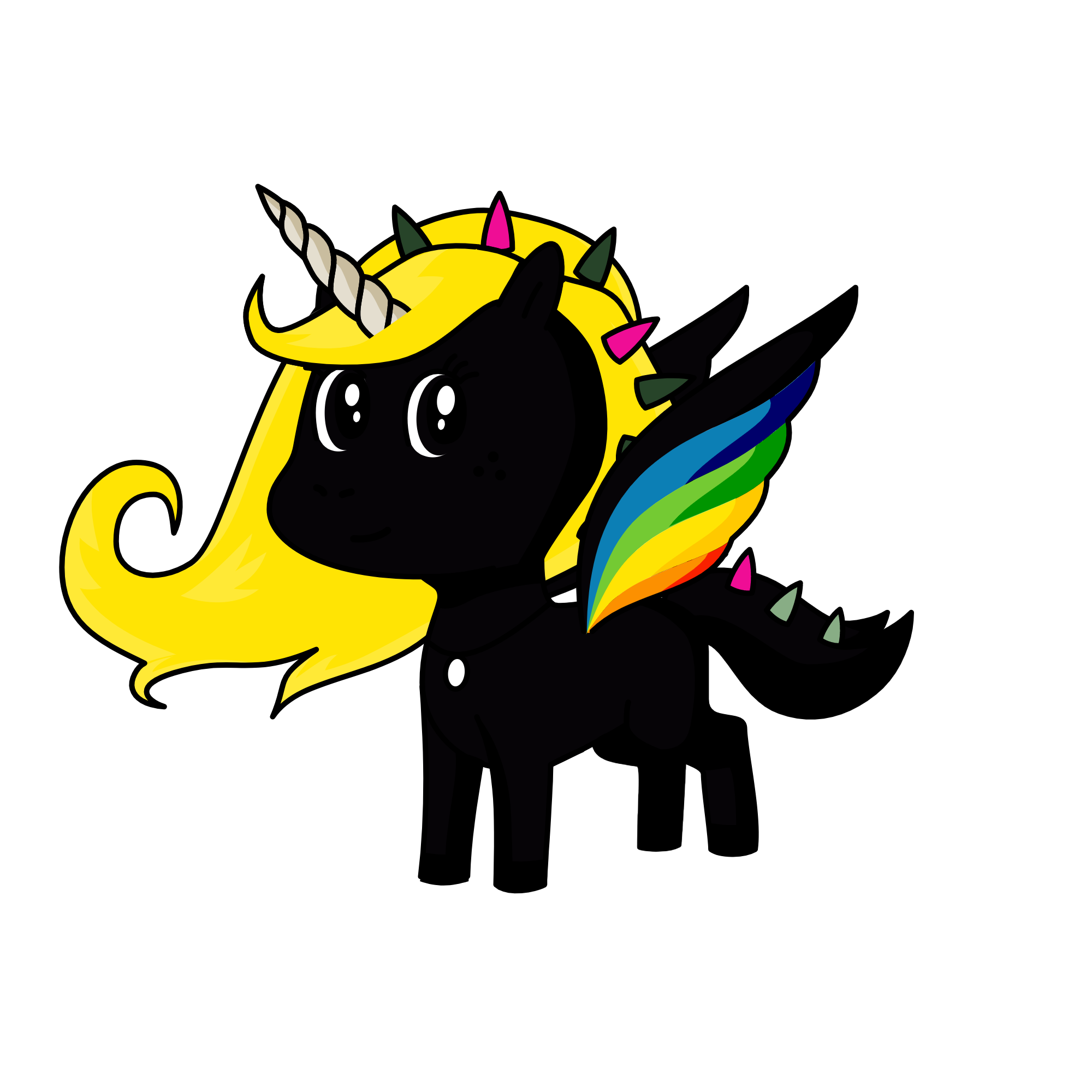 la mis teriosa chica unicornio, the unicorn