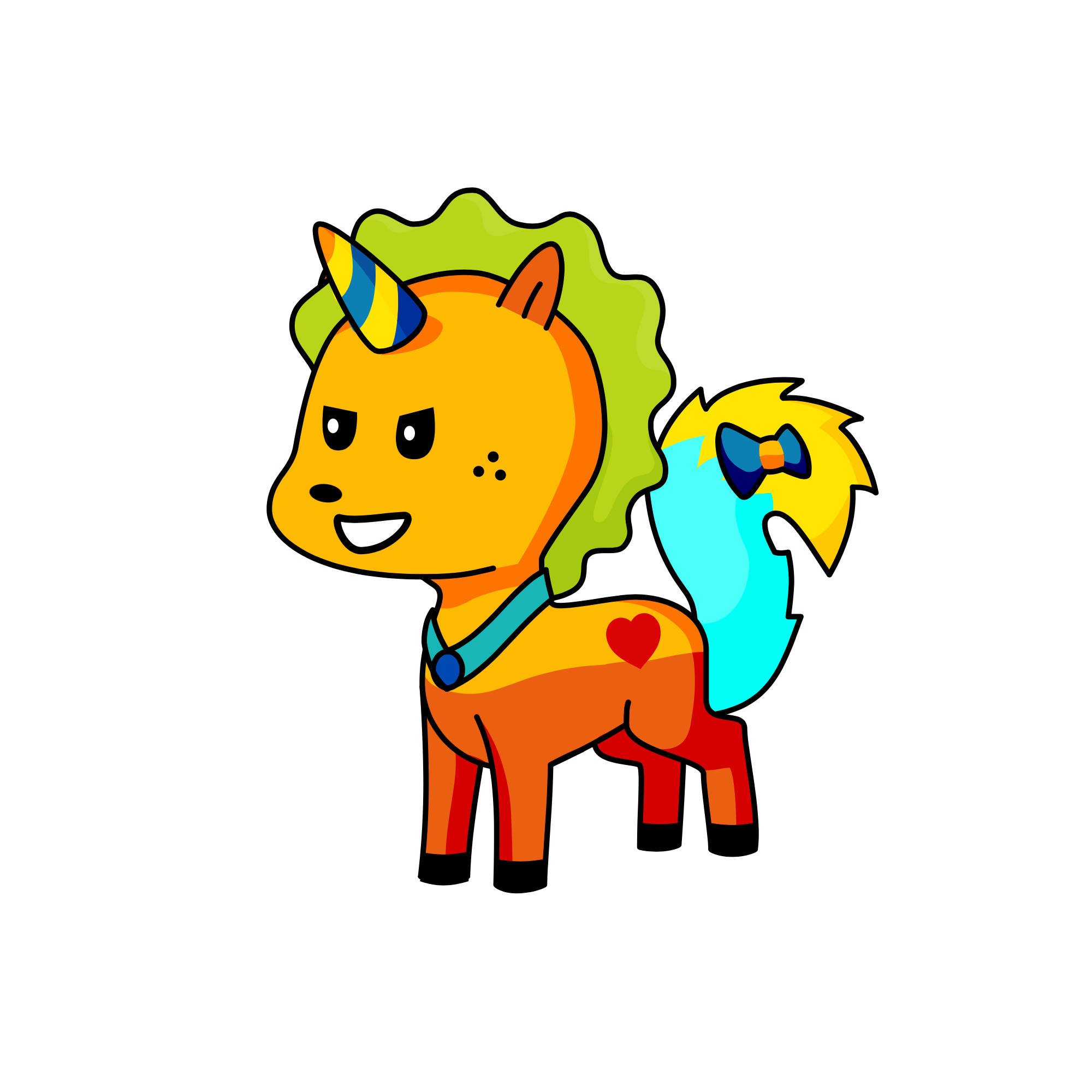 RHF, the unicorn