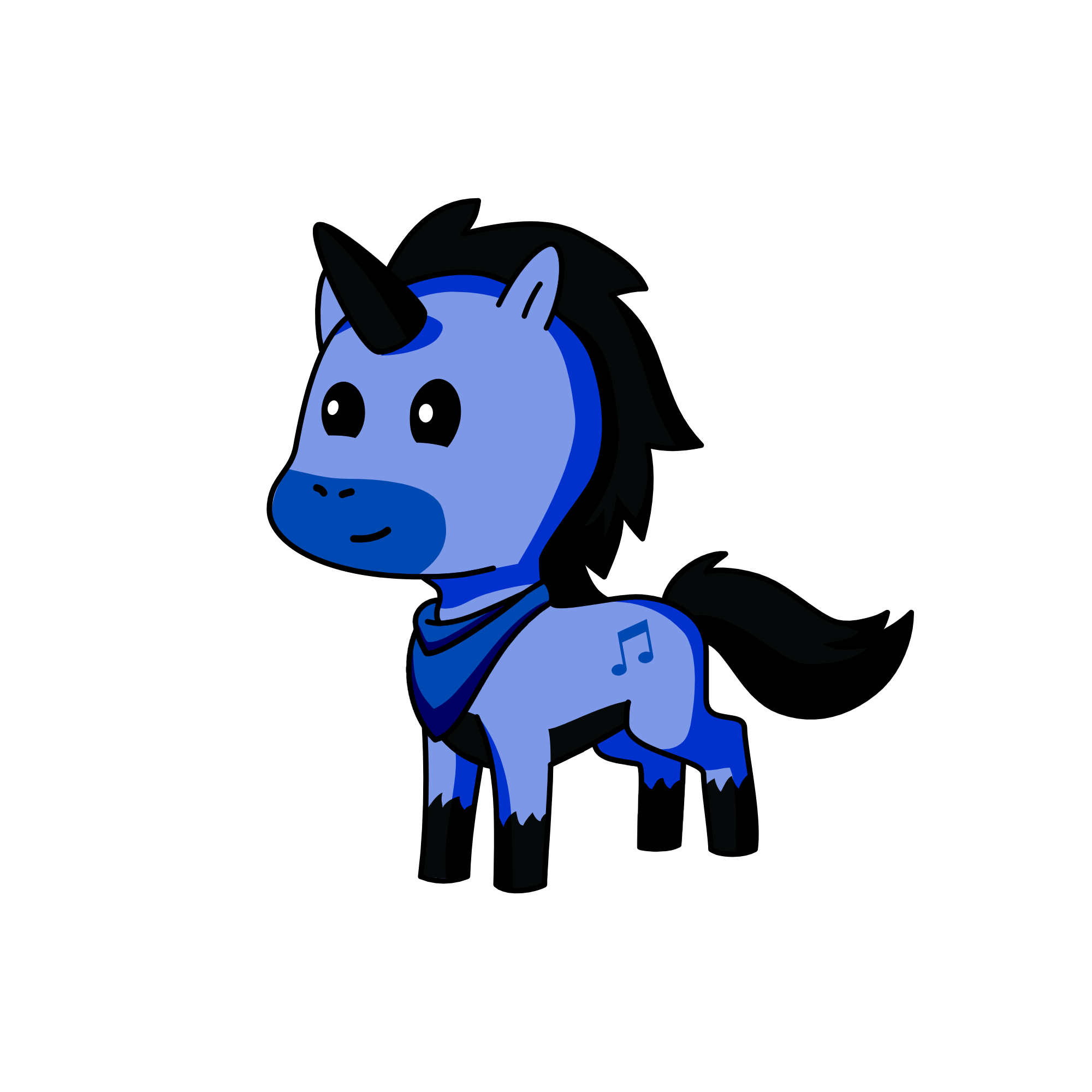 knight, the unicorn