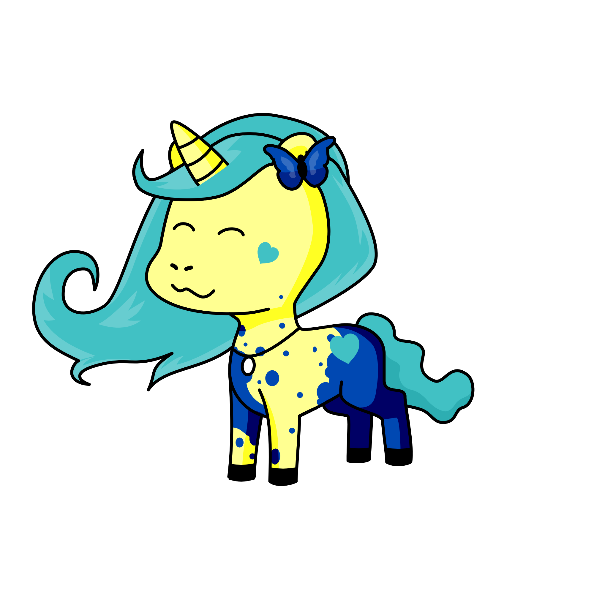 Lizzy, the unicorn