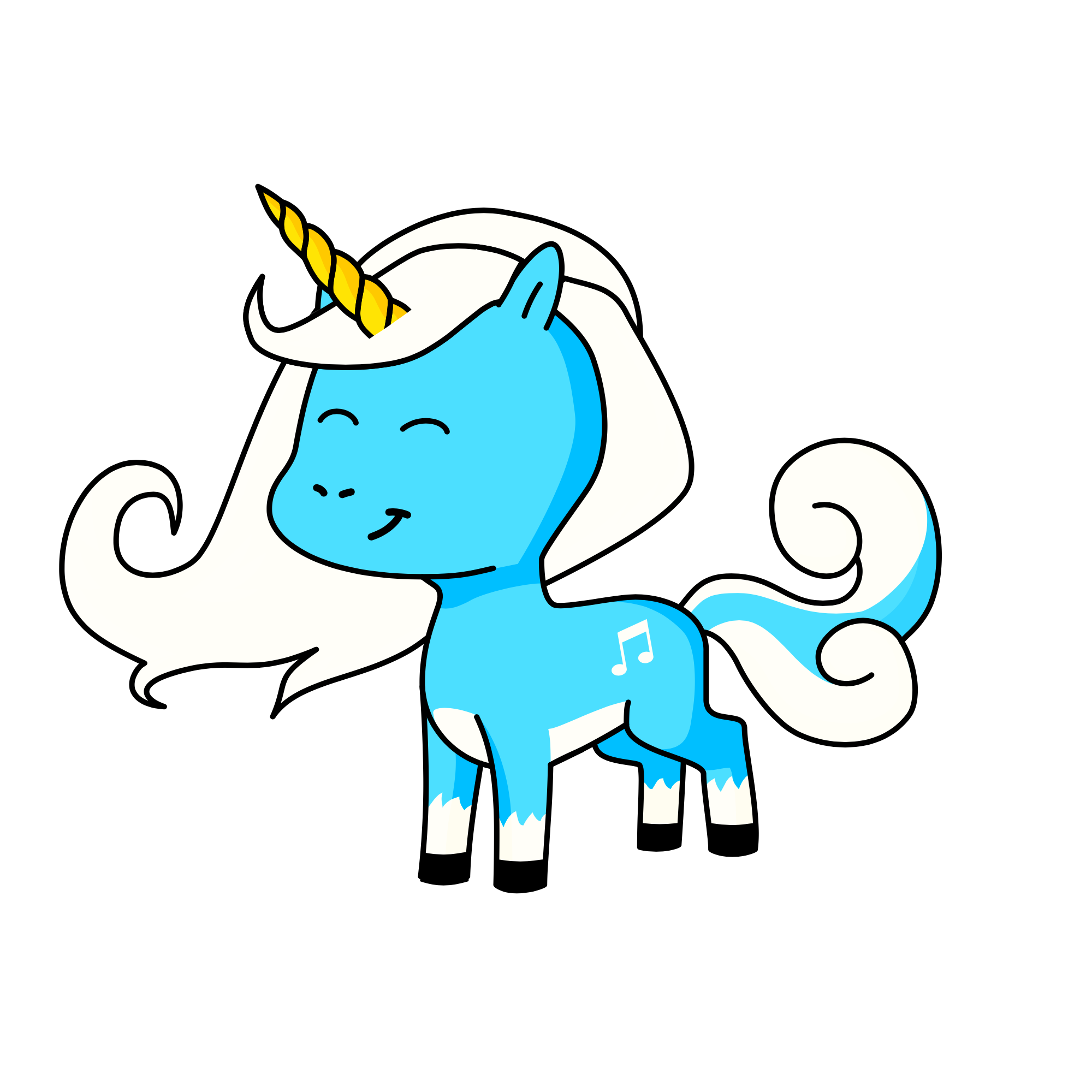 Aqua, the unicorn