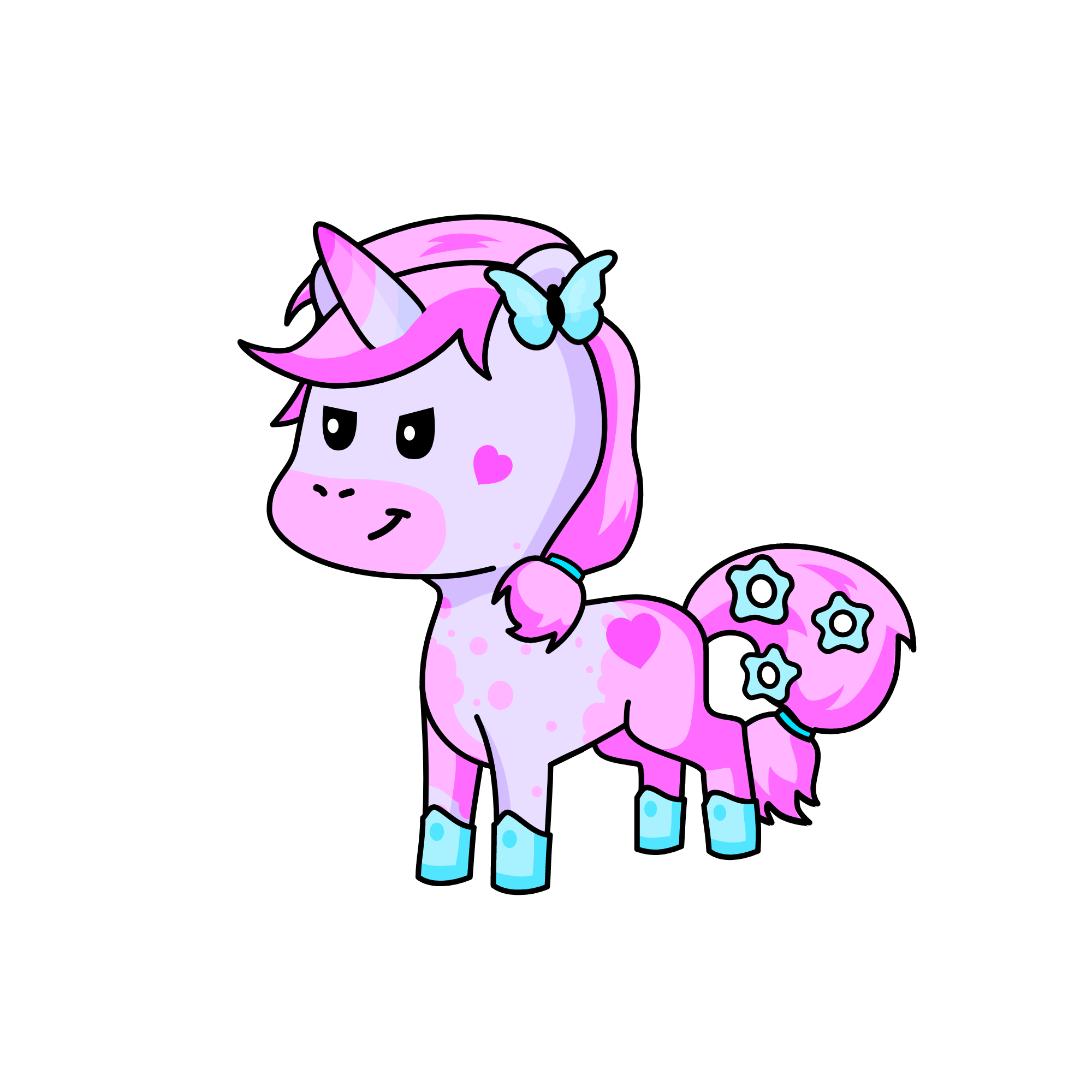 Snow, the unicorn
