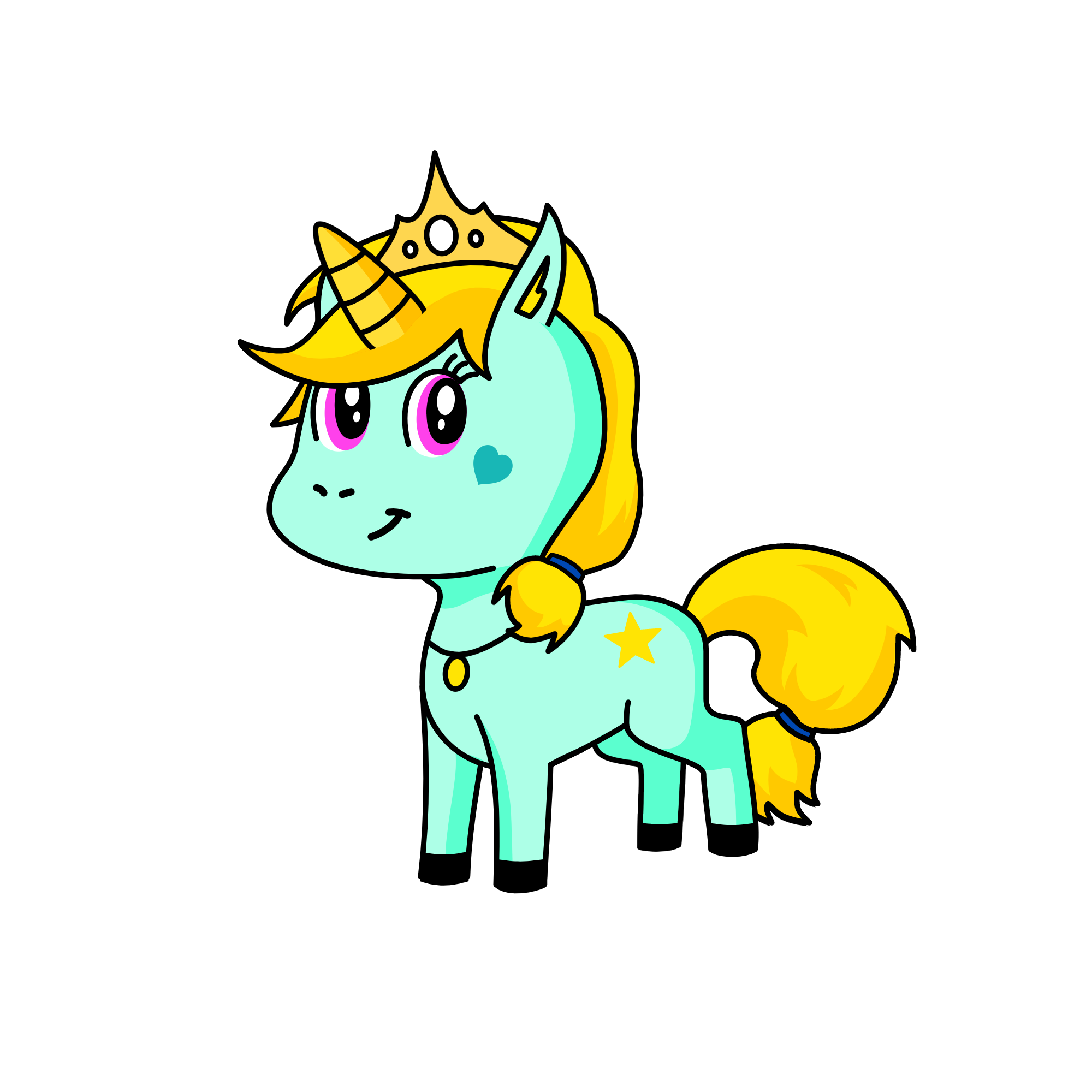 Princess Clover, the unicorn