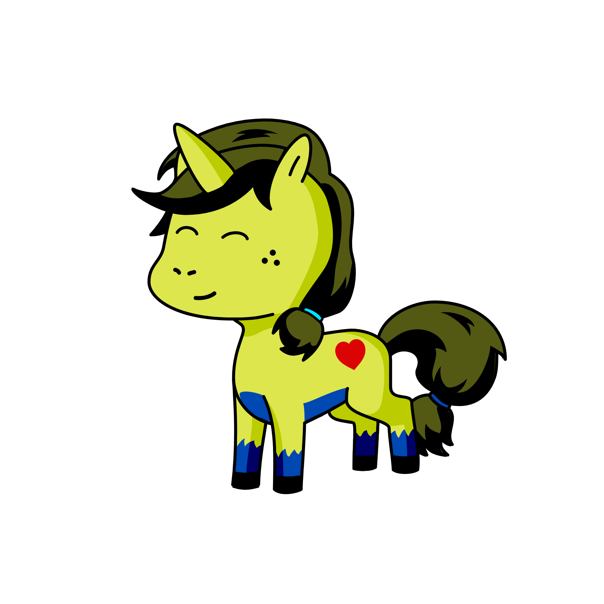Frisk, the unicorn