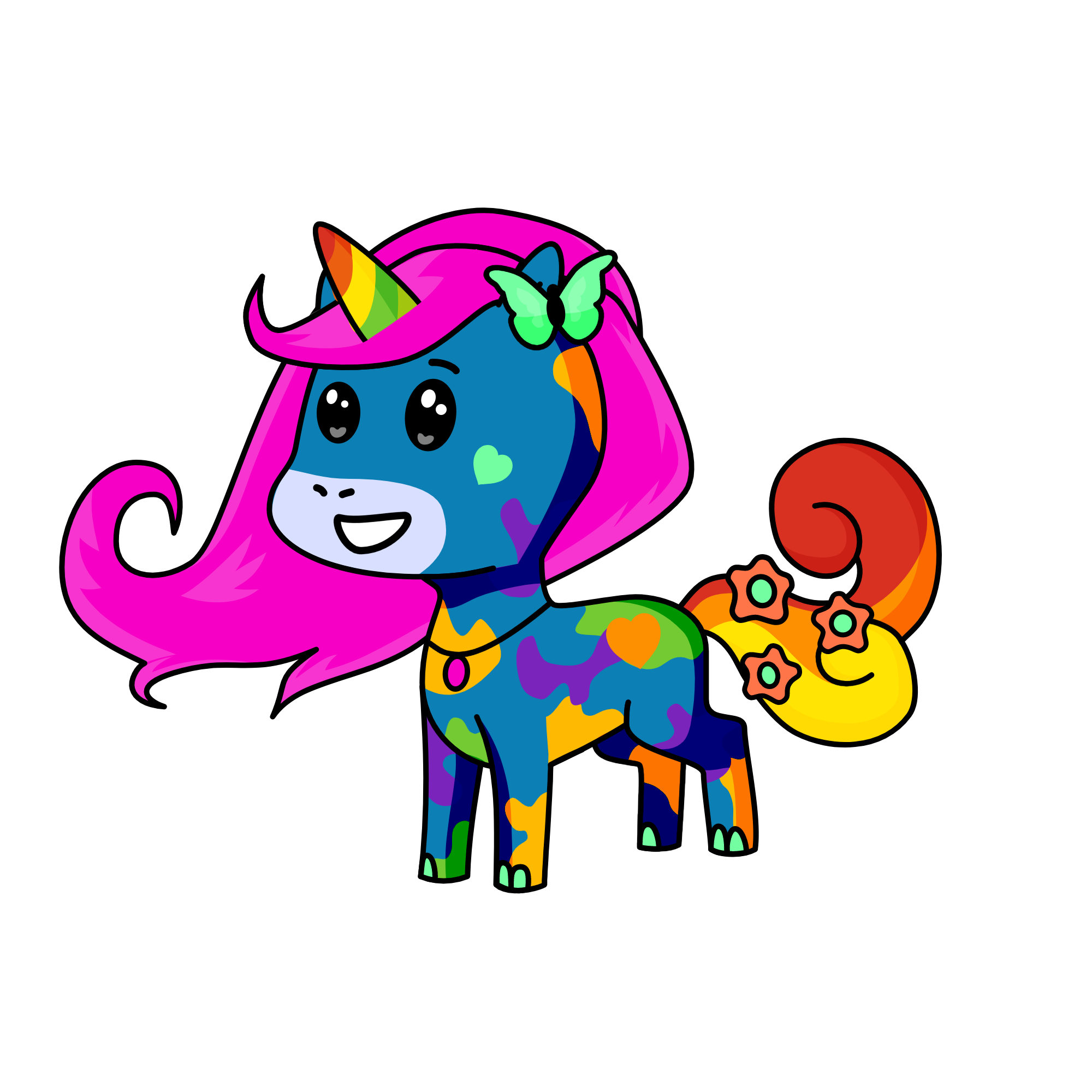 Glonia, the unicorn