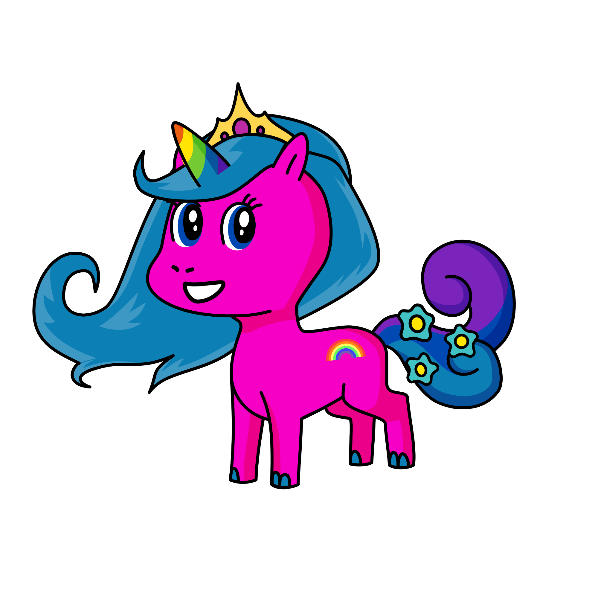 RainbowPoop., the unicorn