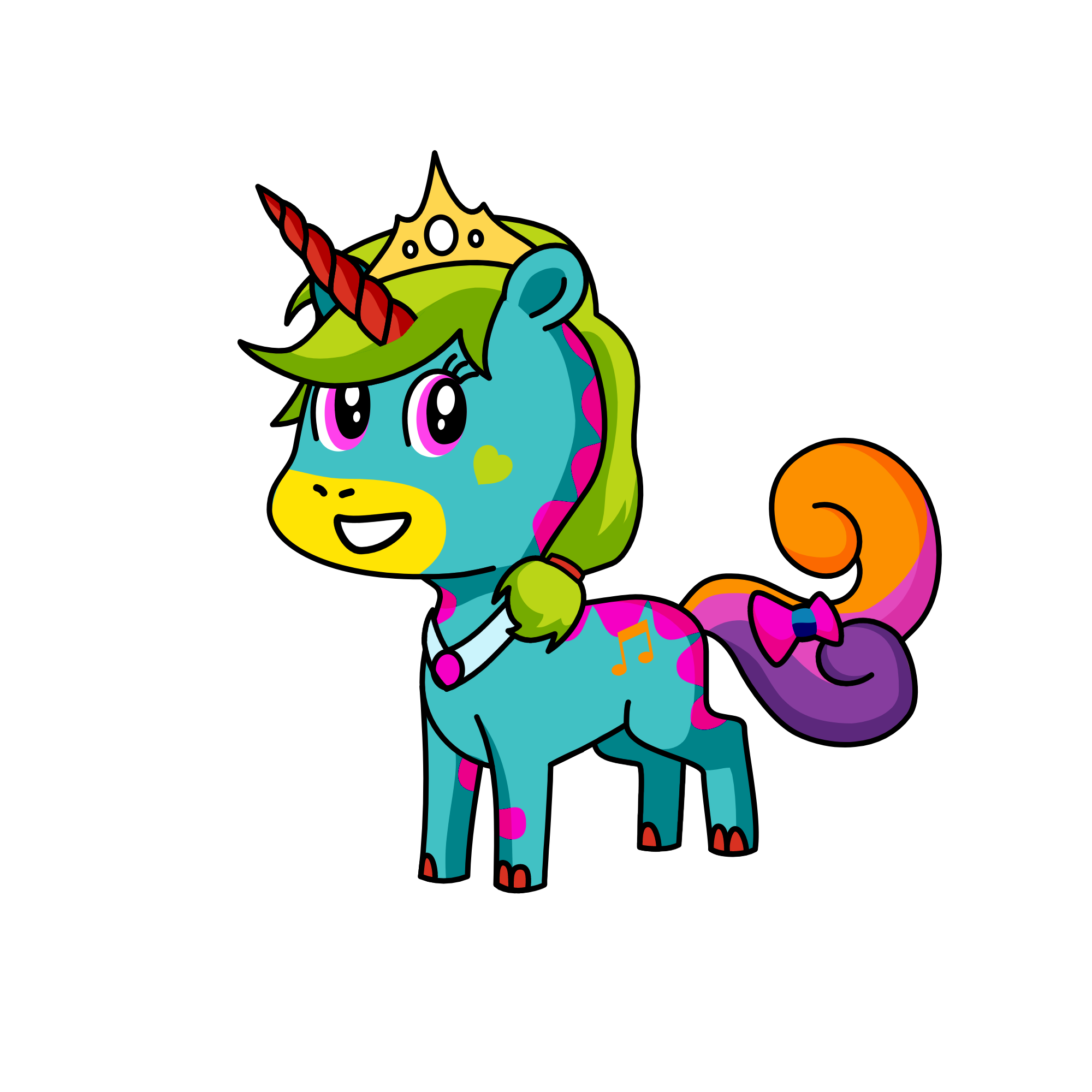 Iveny Uni, the unicorn