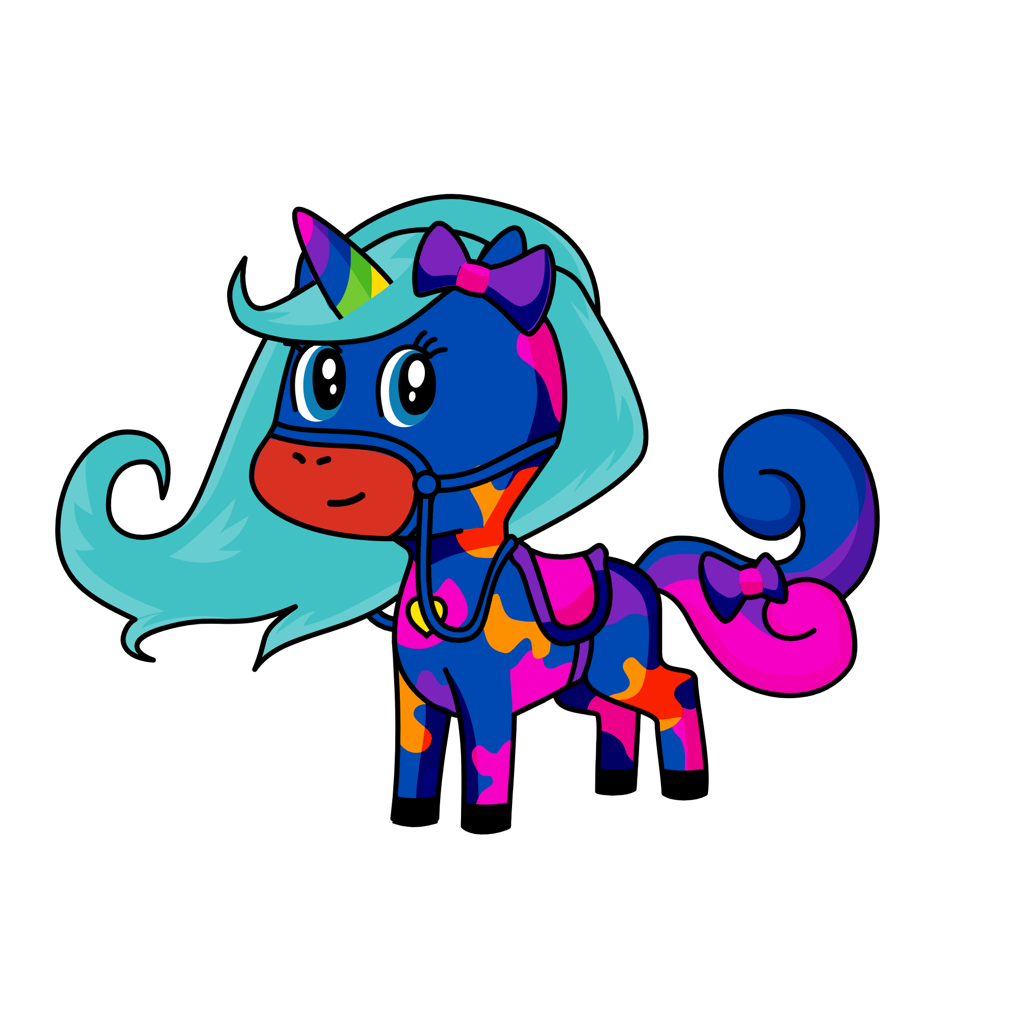 moonlight, the unicorn