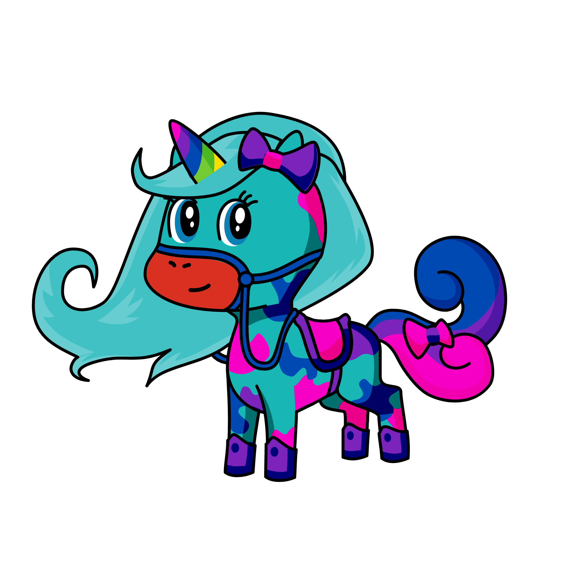 moonlight, the unicorn