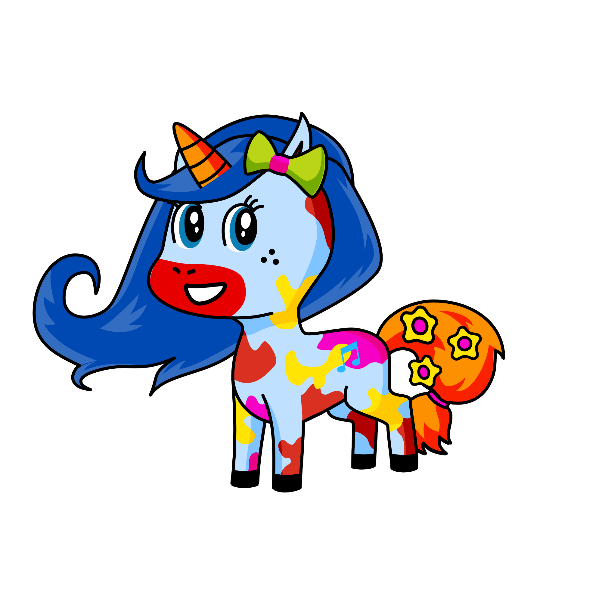rain love unicorn, the unicorn