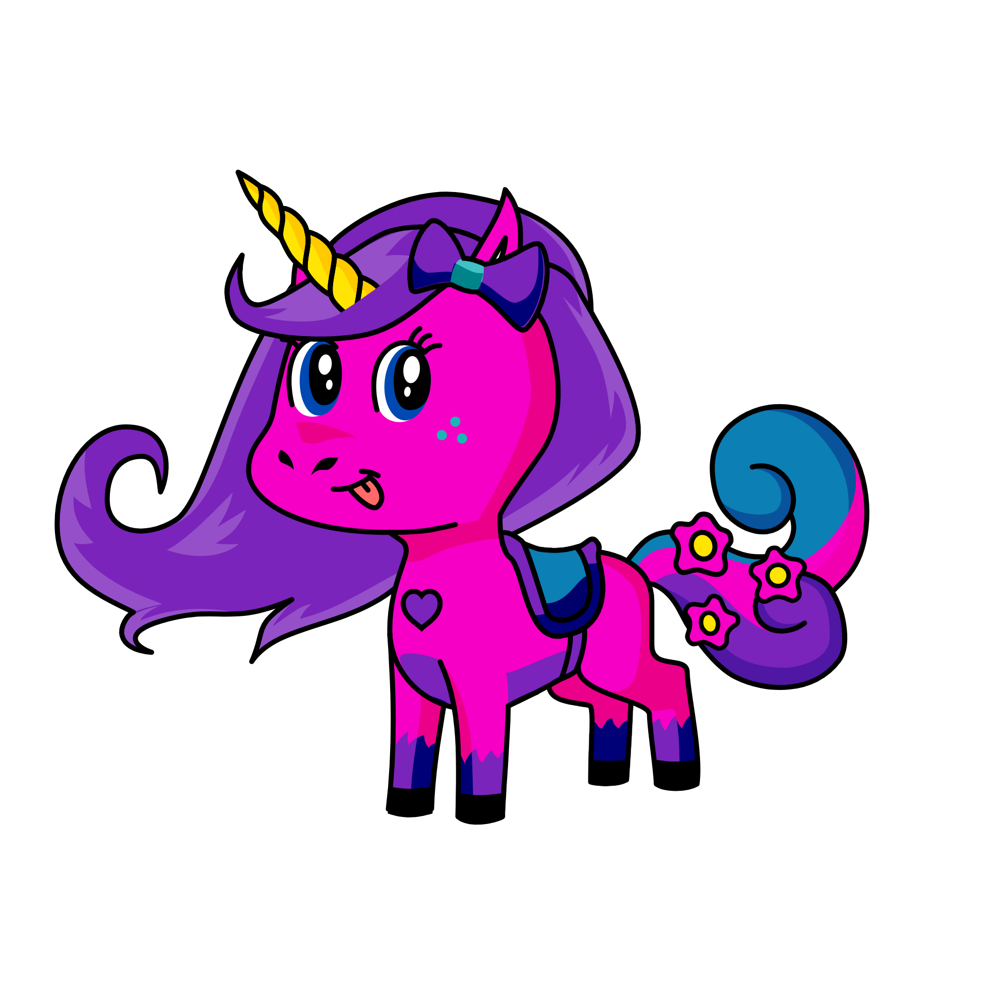 scarlet, the unicorn