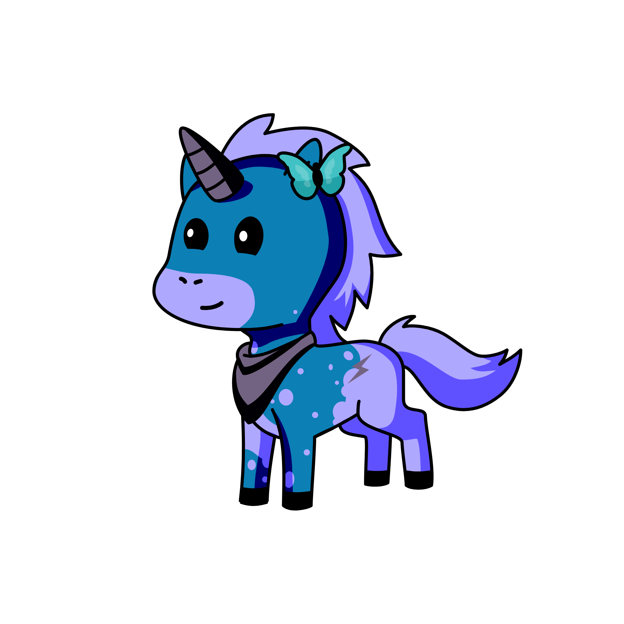 Midnight, the unicorn