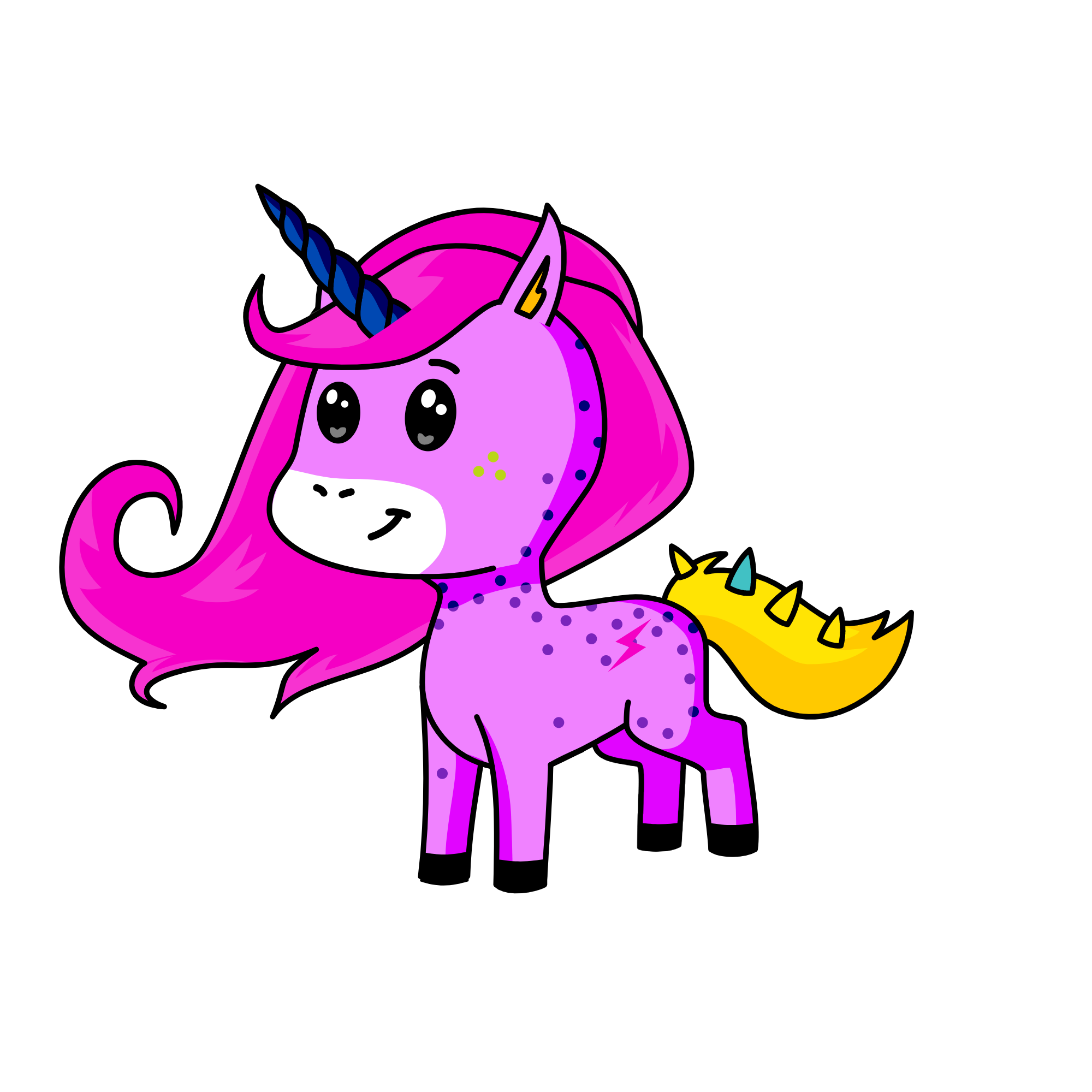 pinky, the unicorn