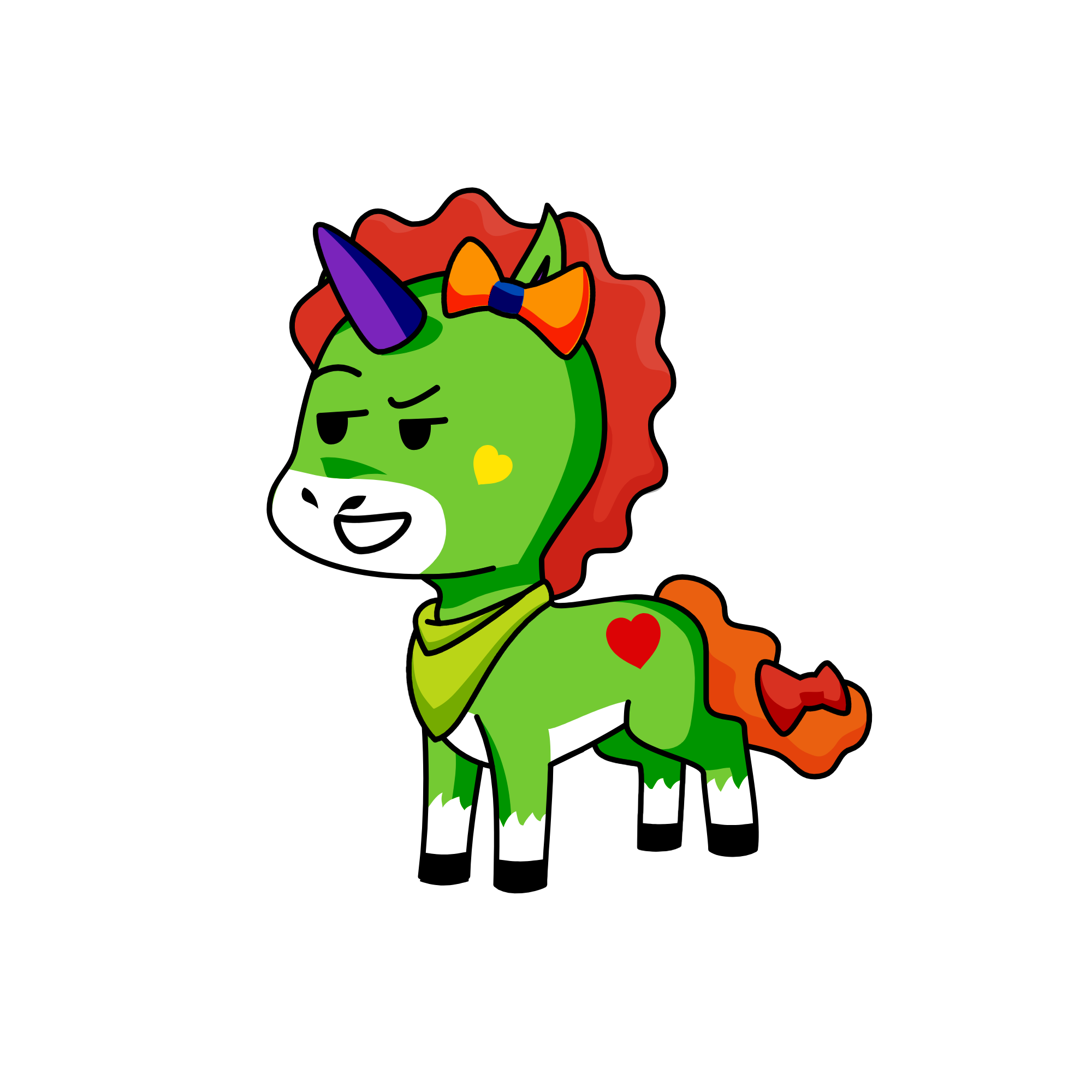 Excuse-moi, the unicorn