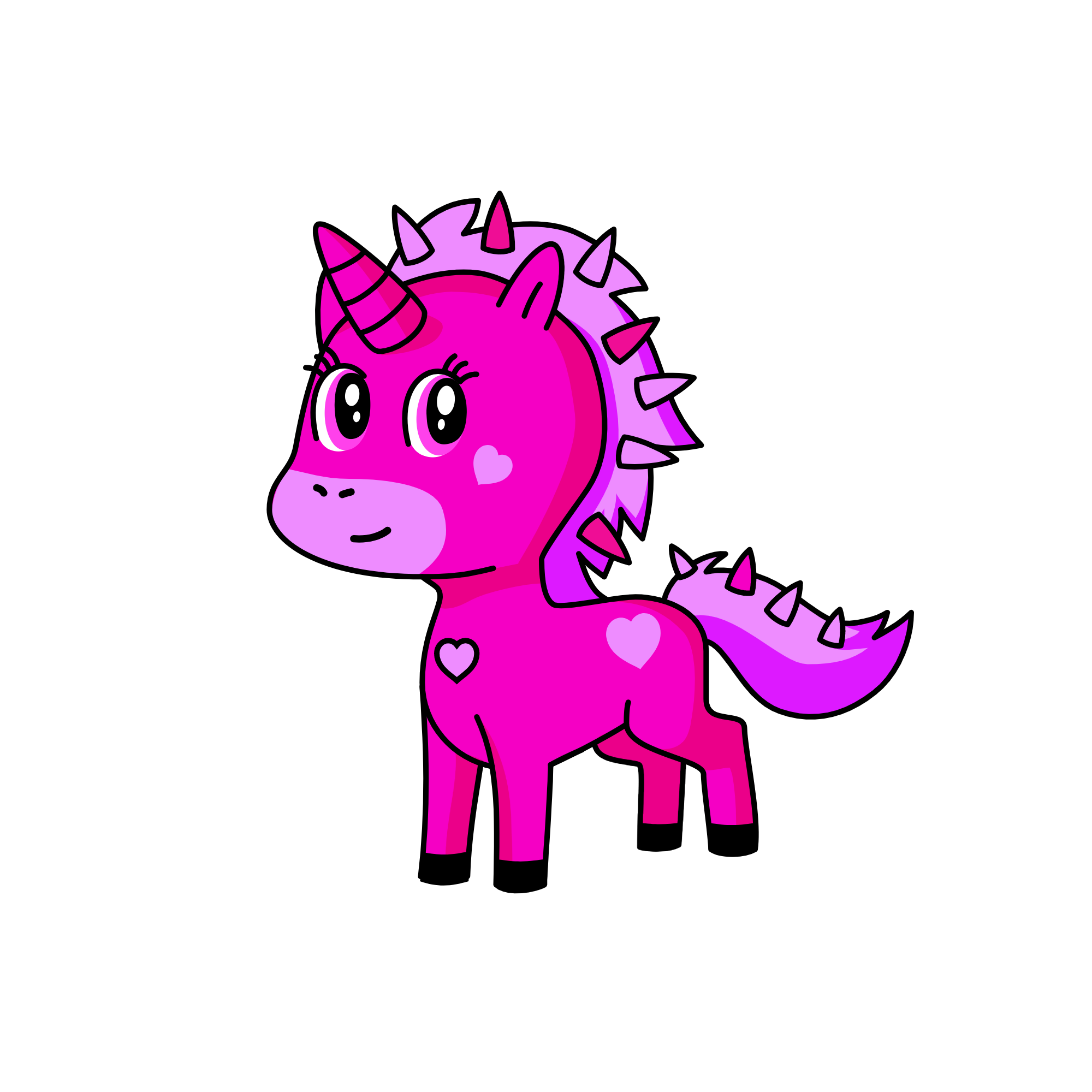 pinky, the unicorn