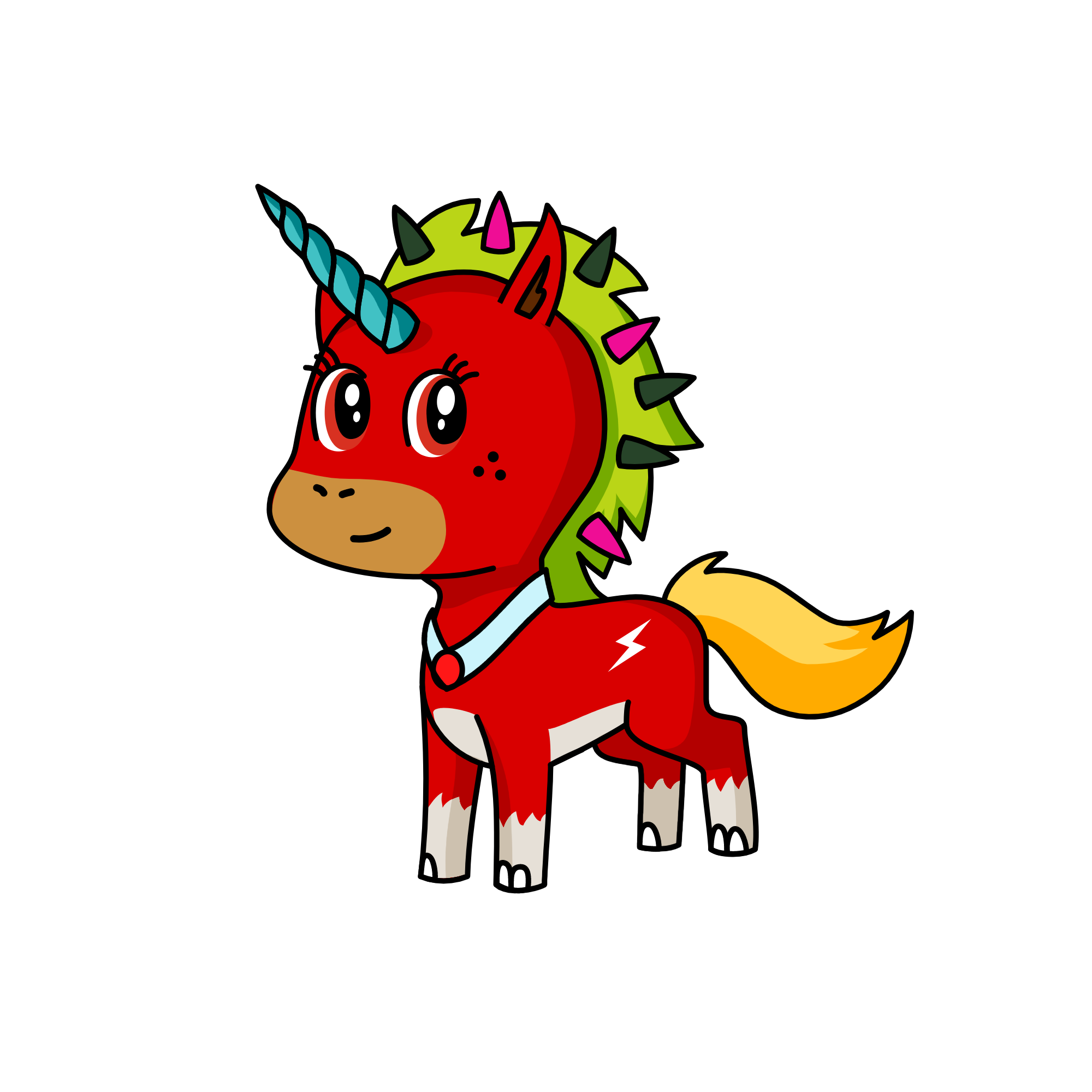 SPIKEY, the unicorn