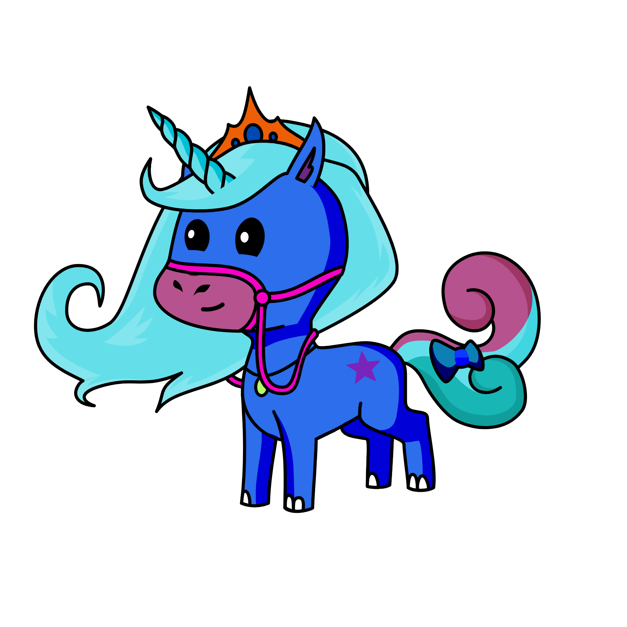 NIGHT PIRCE, the unicorn