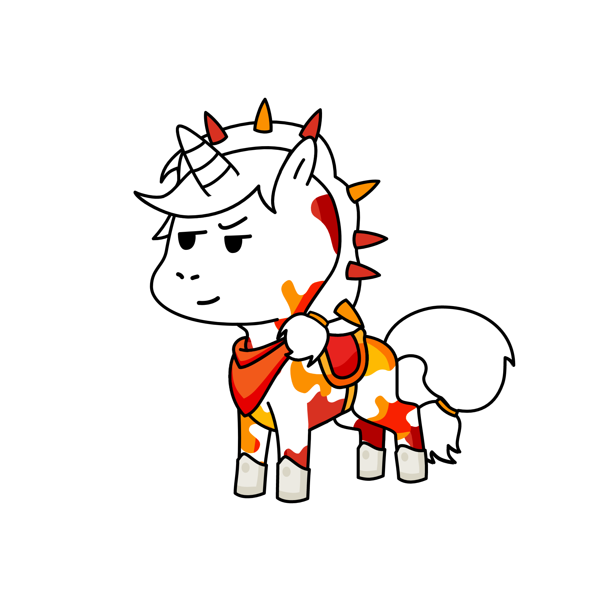 fire, the unicorn