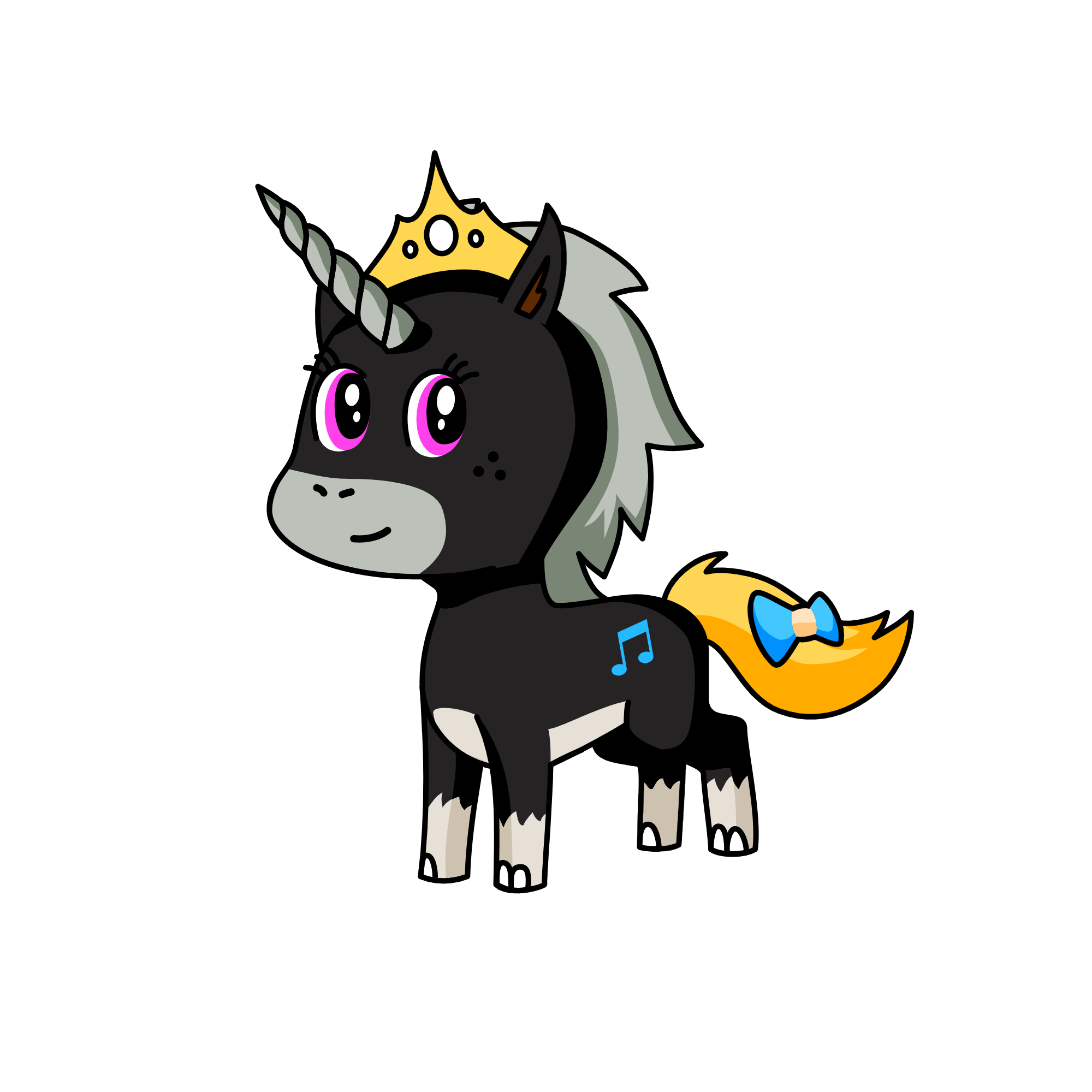 DARKNESS, the unicorn