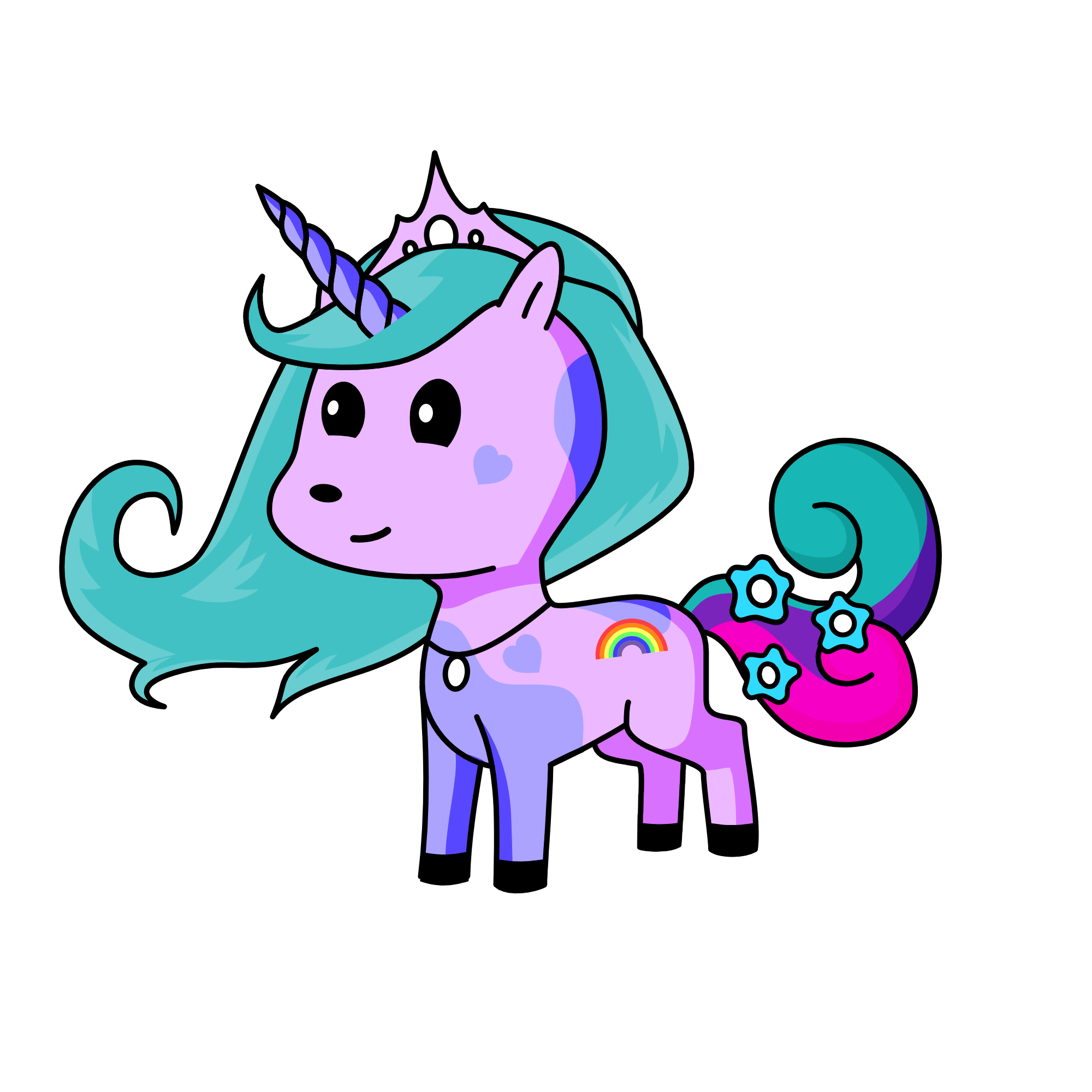 cotton candy queen, the unicorn