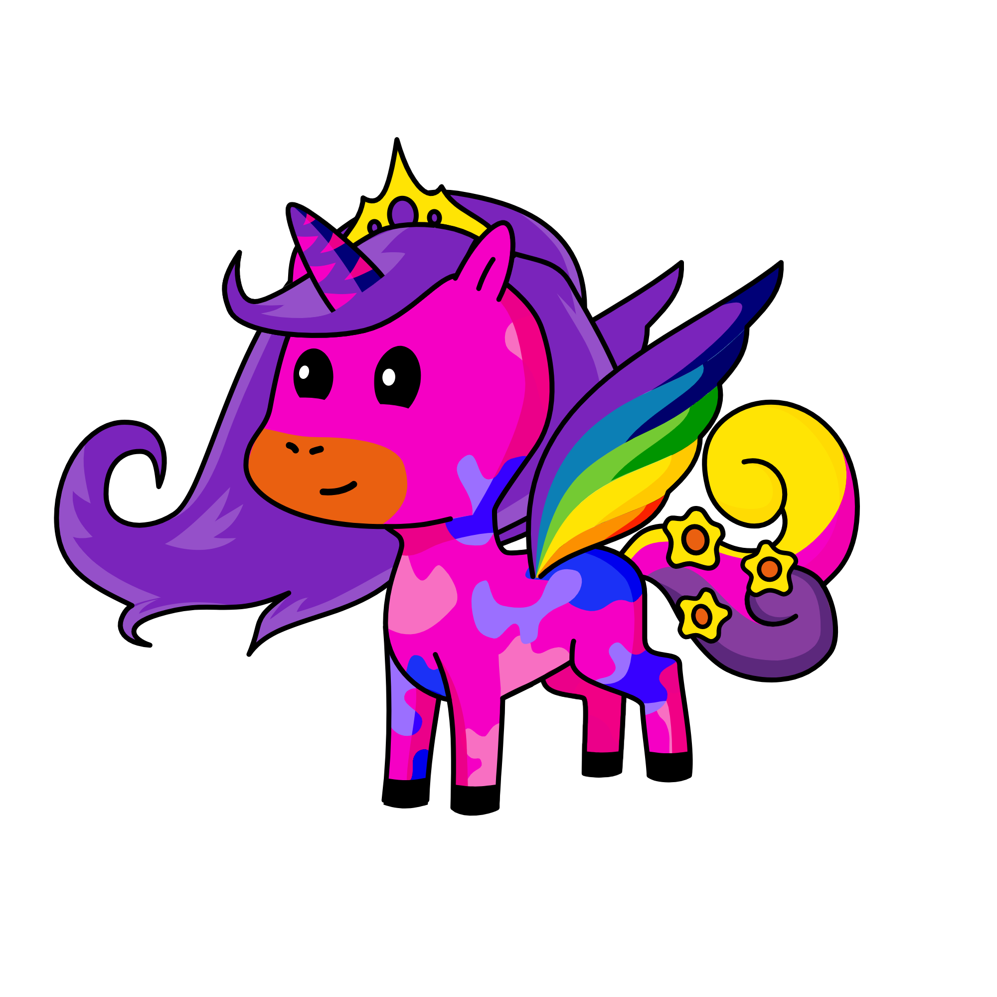 Wingy, the unicorn