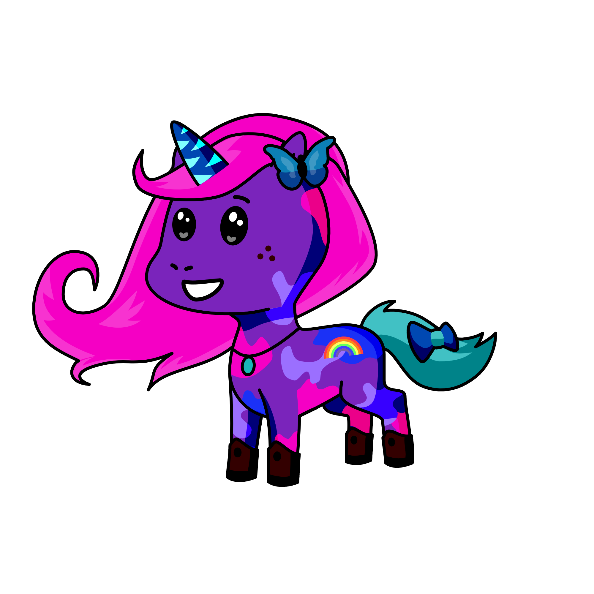 Fluttershy, the unicorn