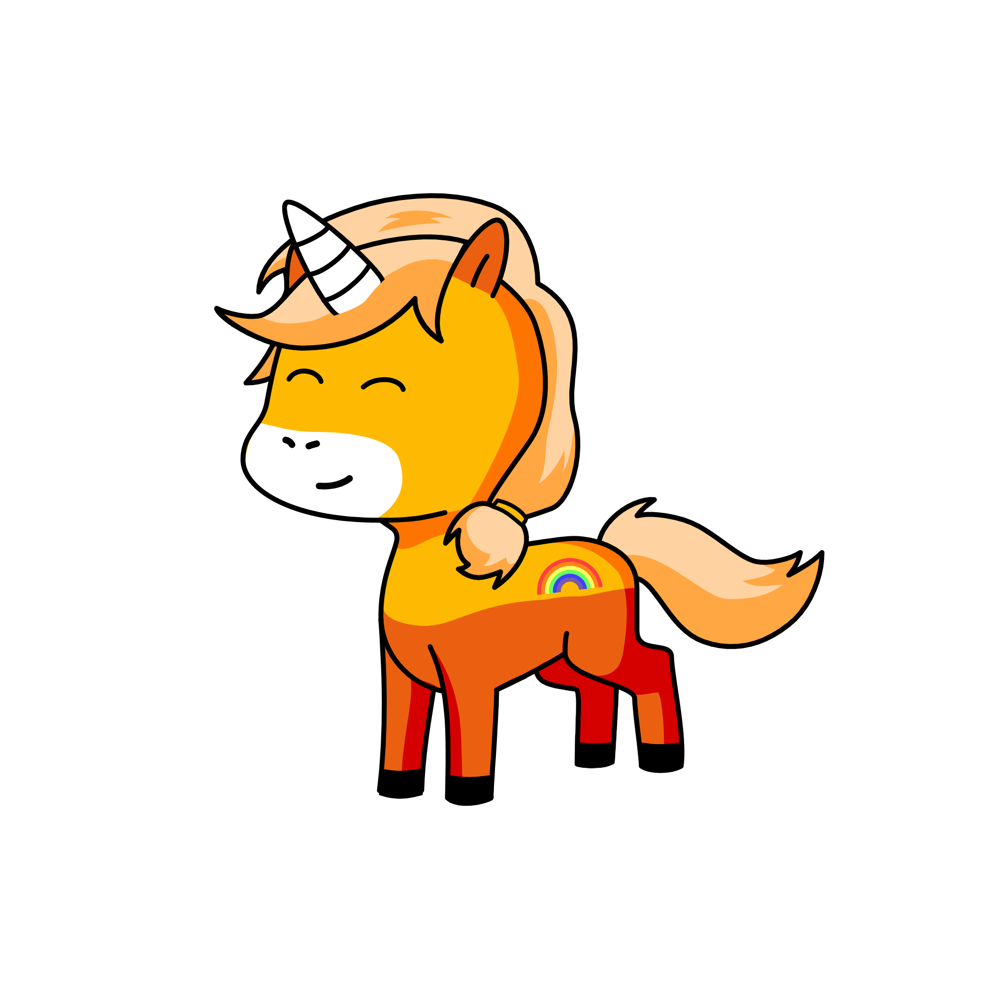 Coral, the unicorn