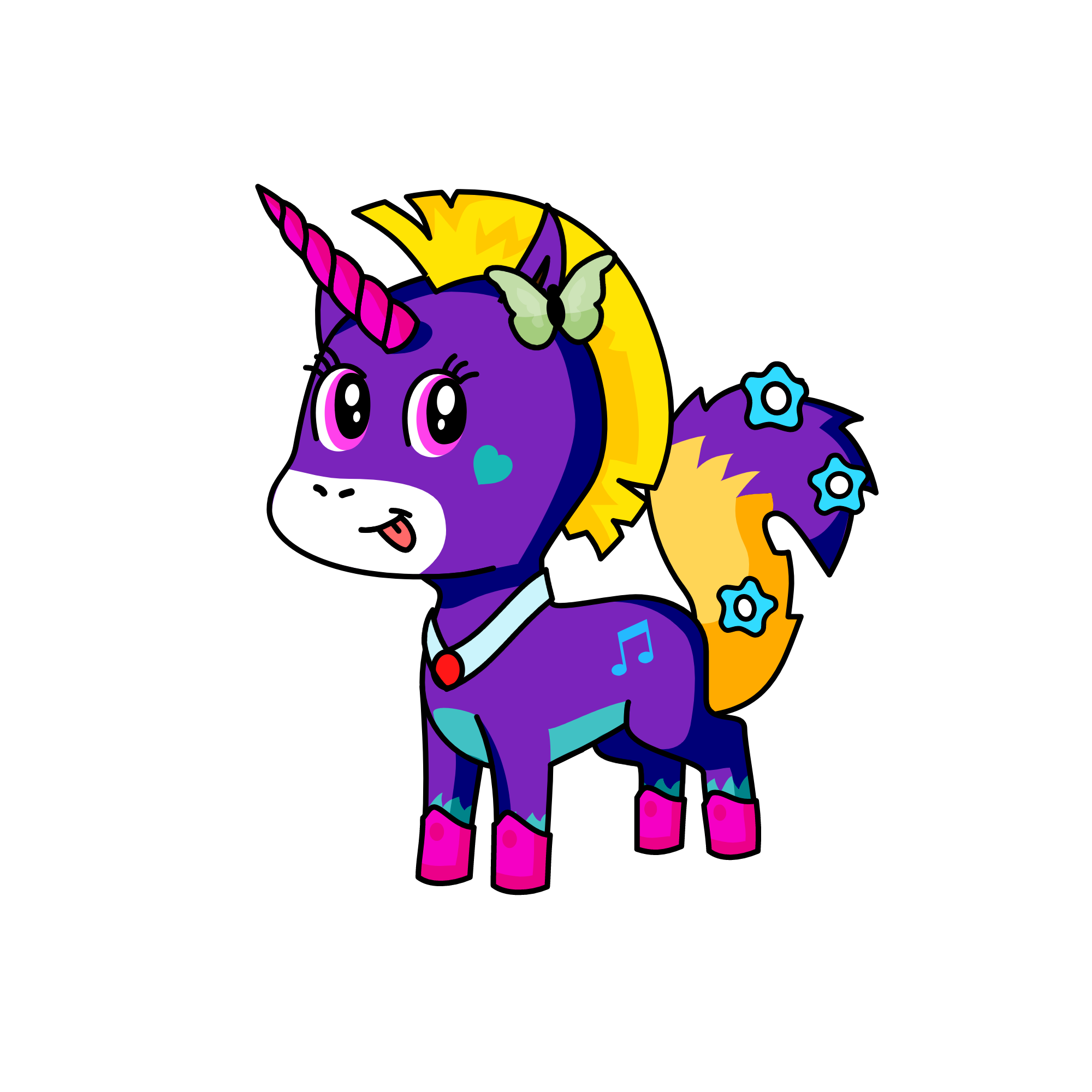 PAUINA, the unicorn