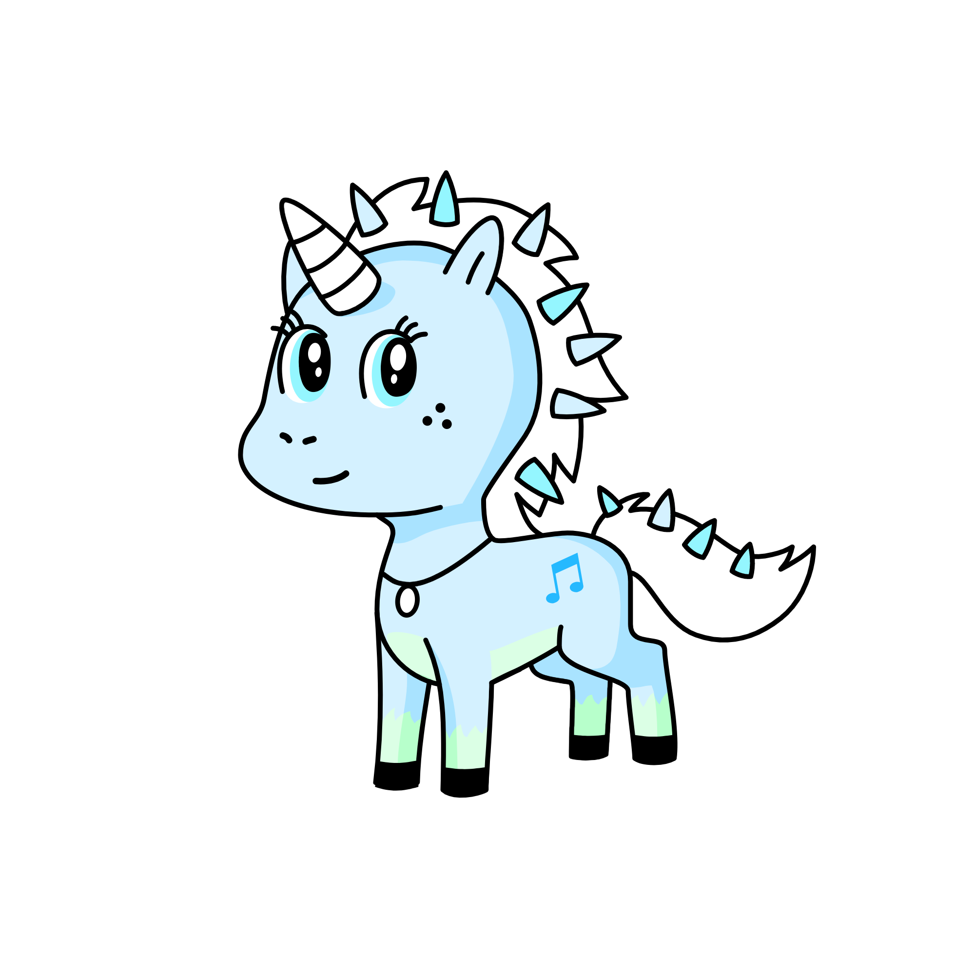 winter, the unicorn