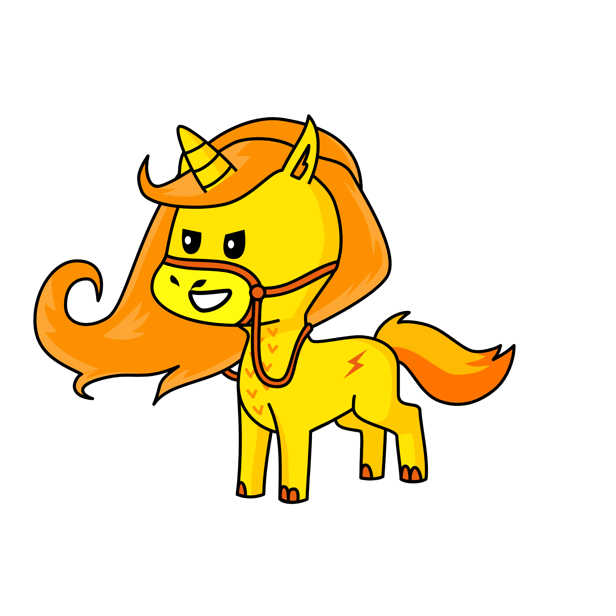 flame, the unicorn