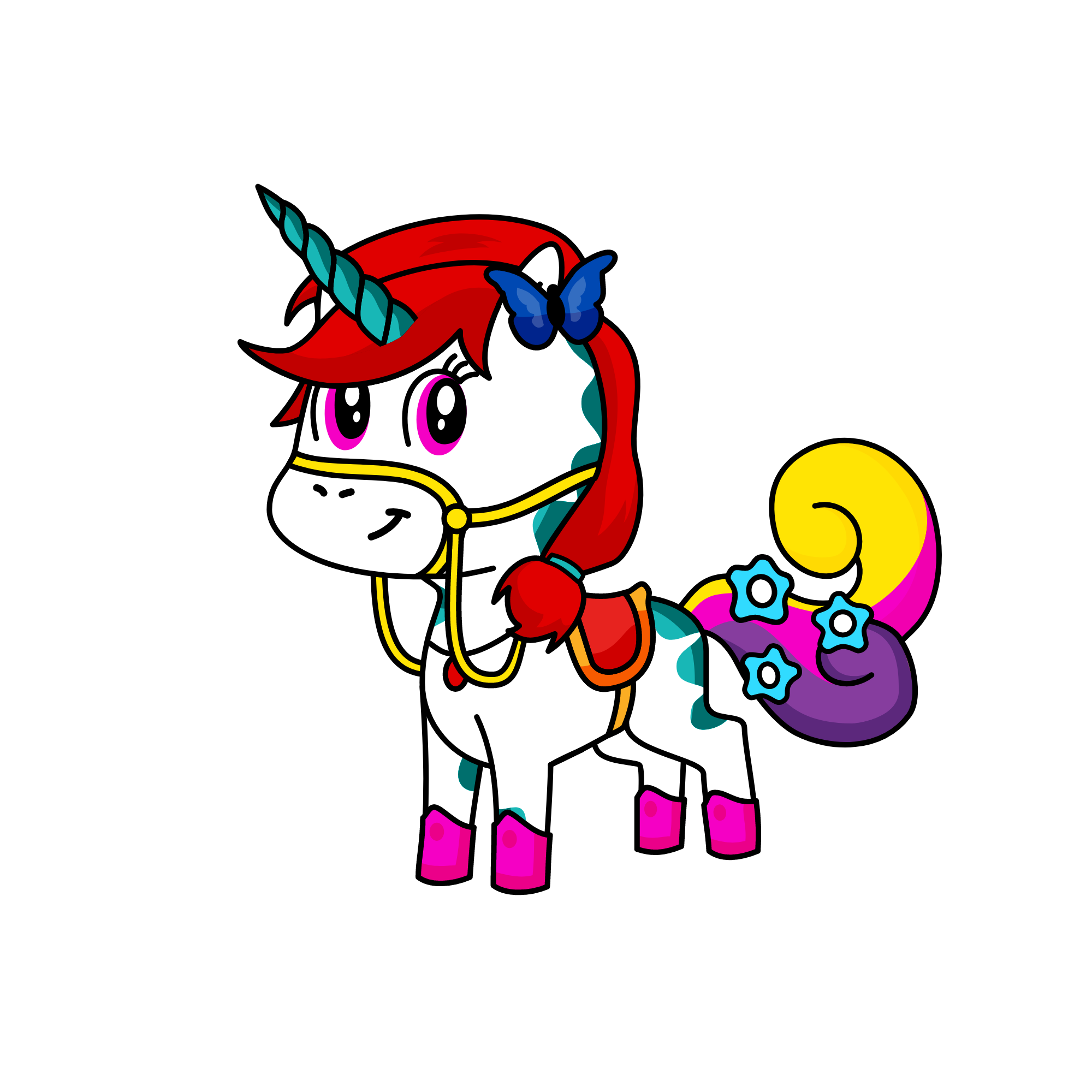 ساناز, the unicorn