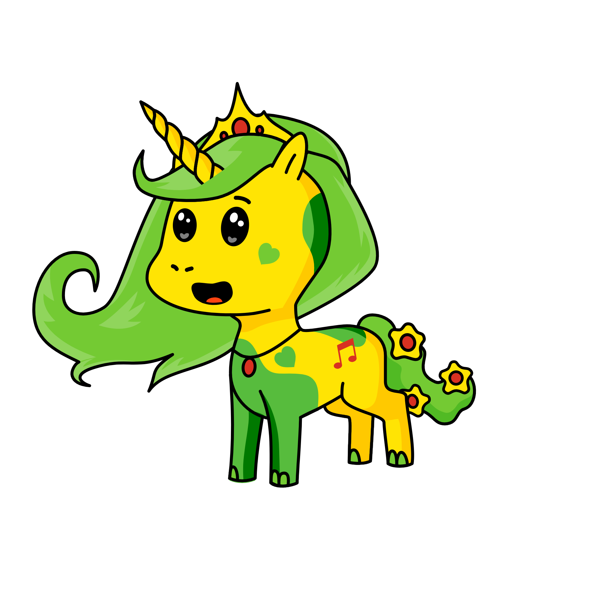 Clover, the unicorn