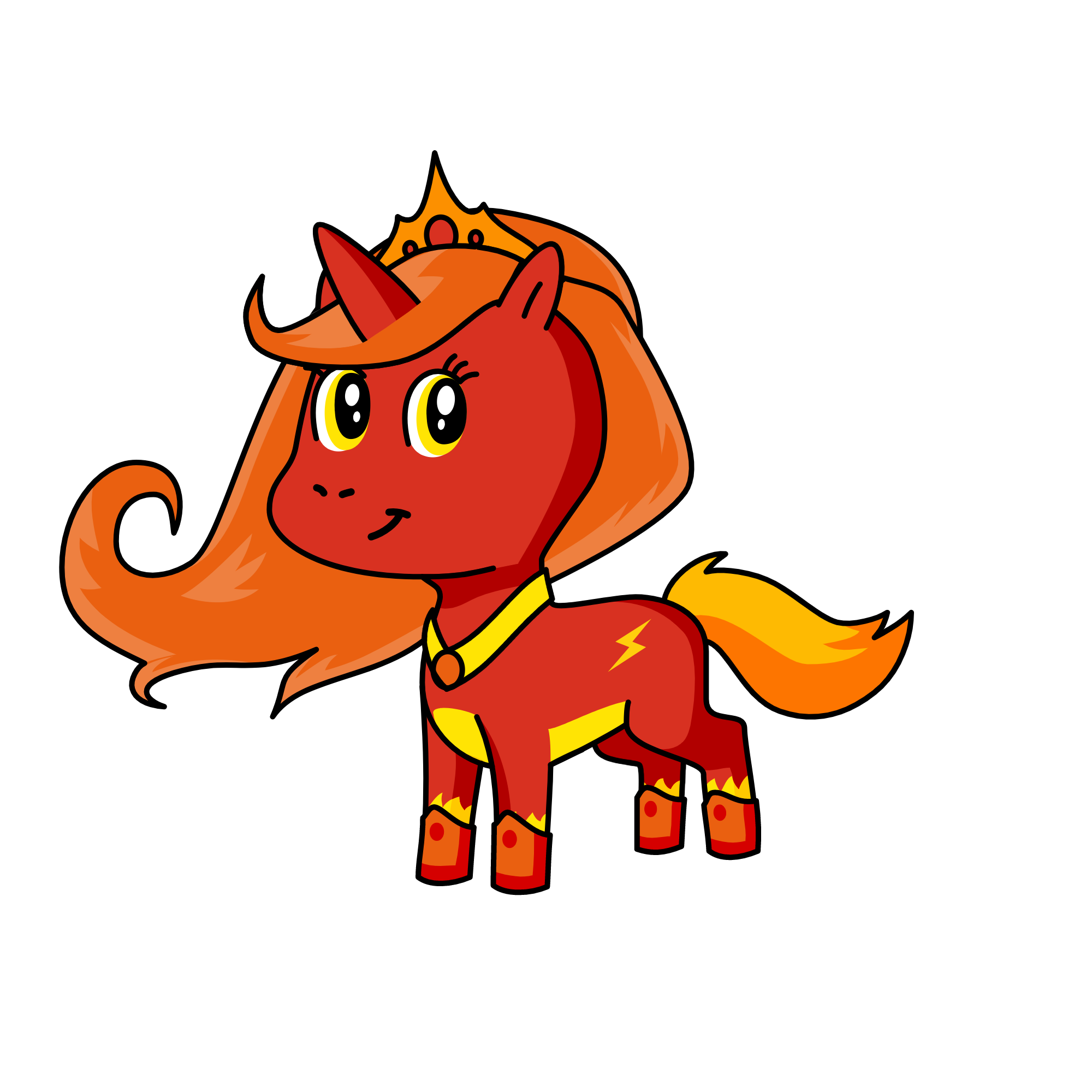 Princess flamita, the unicorn