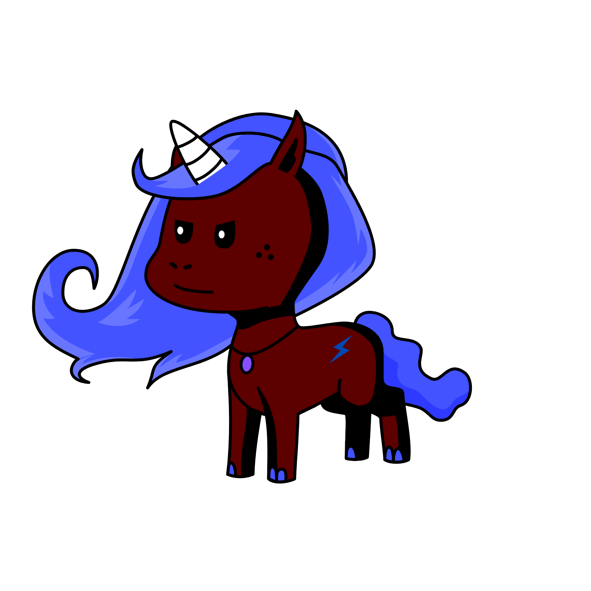 Midnight godess of magic, knowledge and the moon, the unicorn