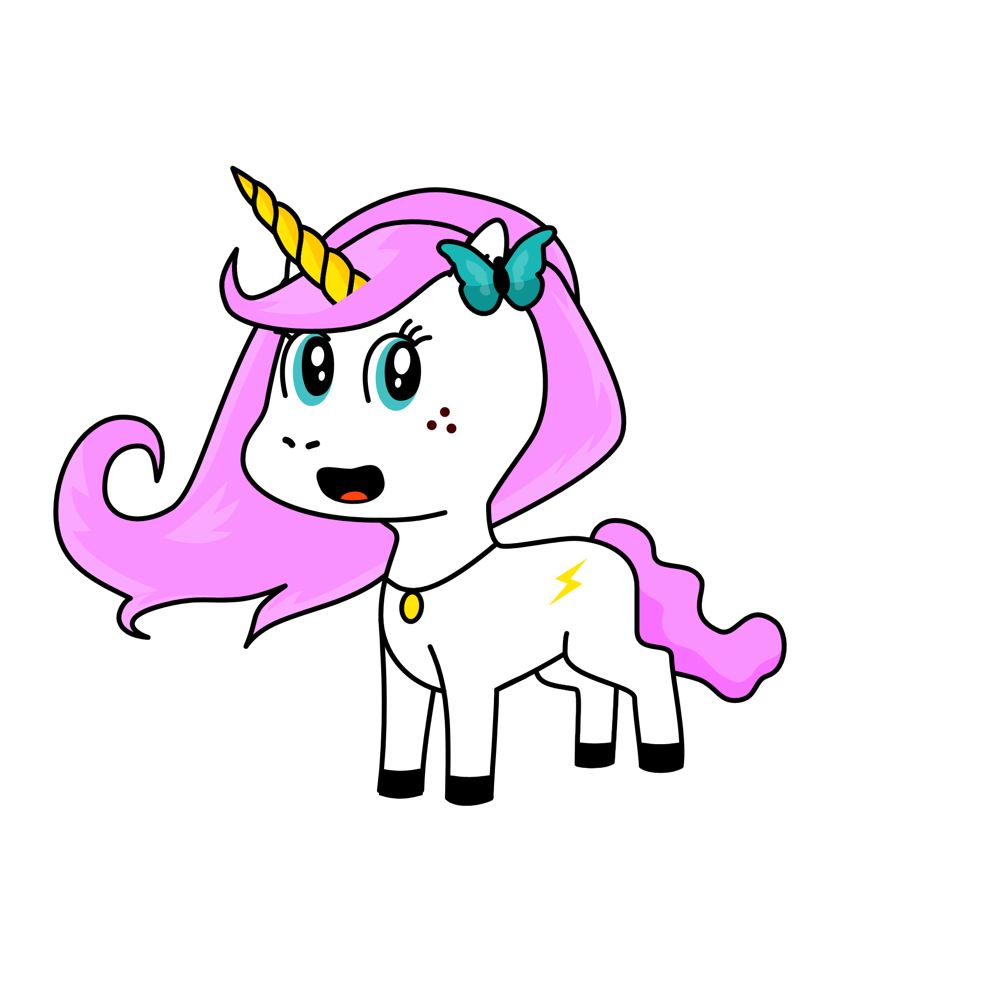 Amethyst Breeze , the unicorn