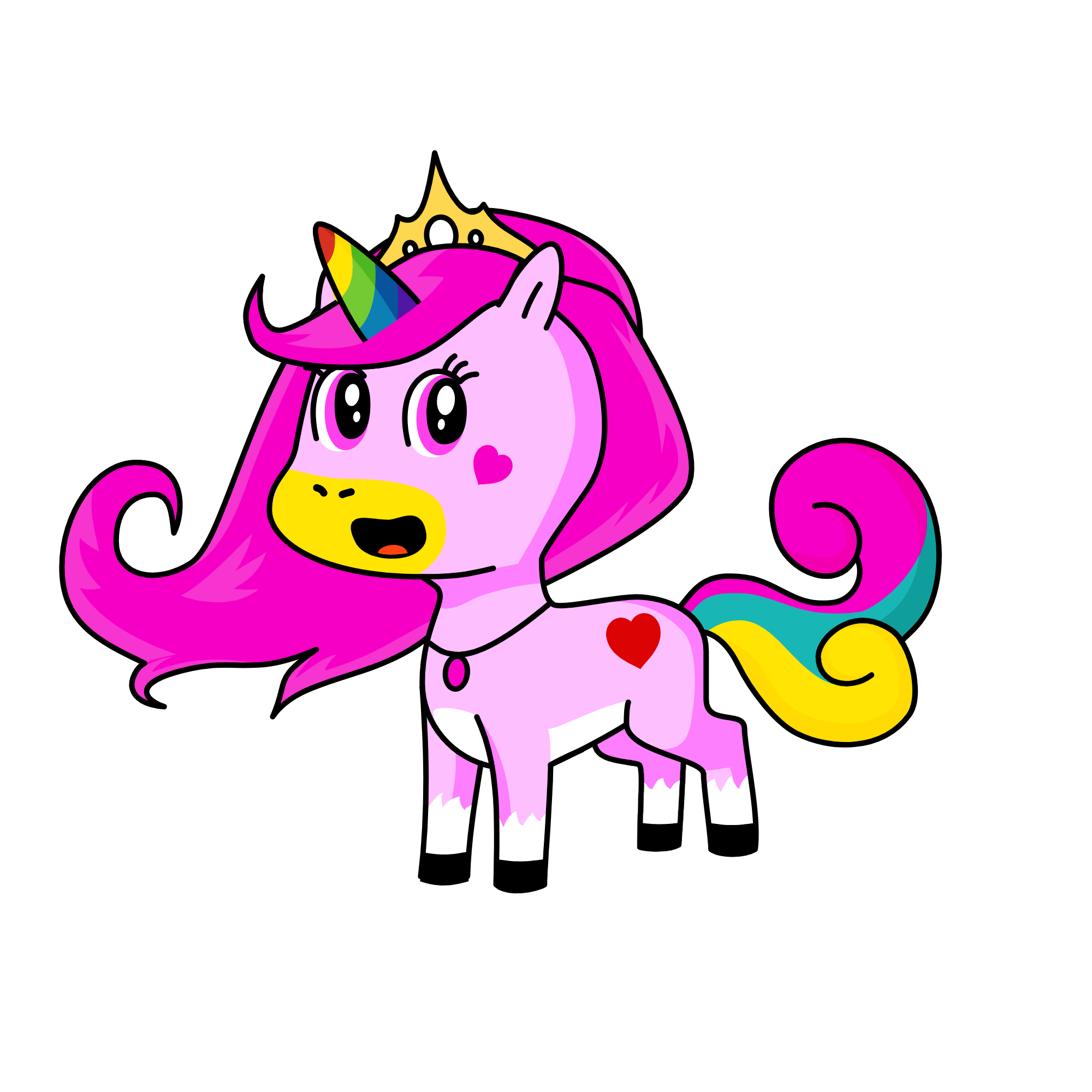 Cupcake, the unicorn