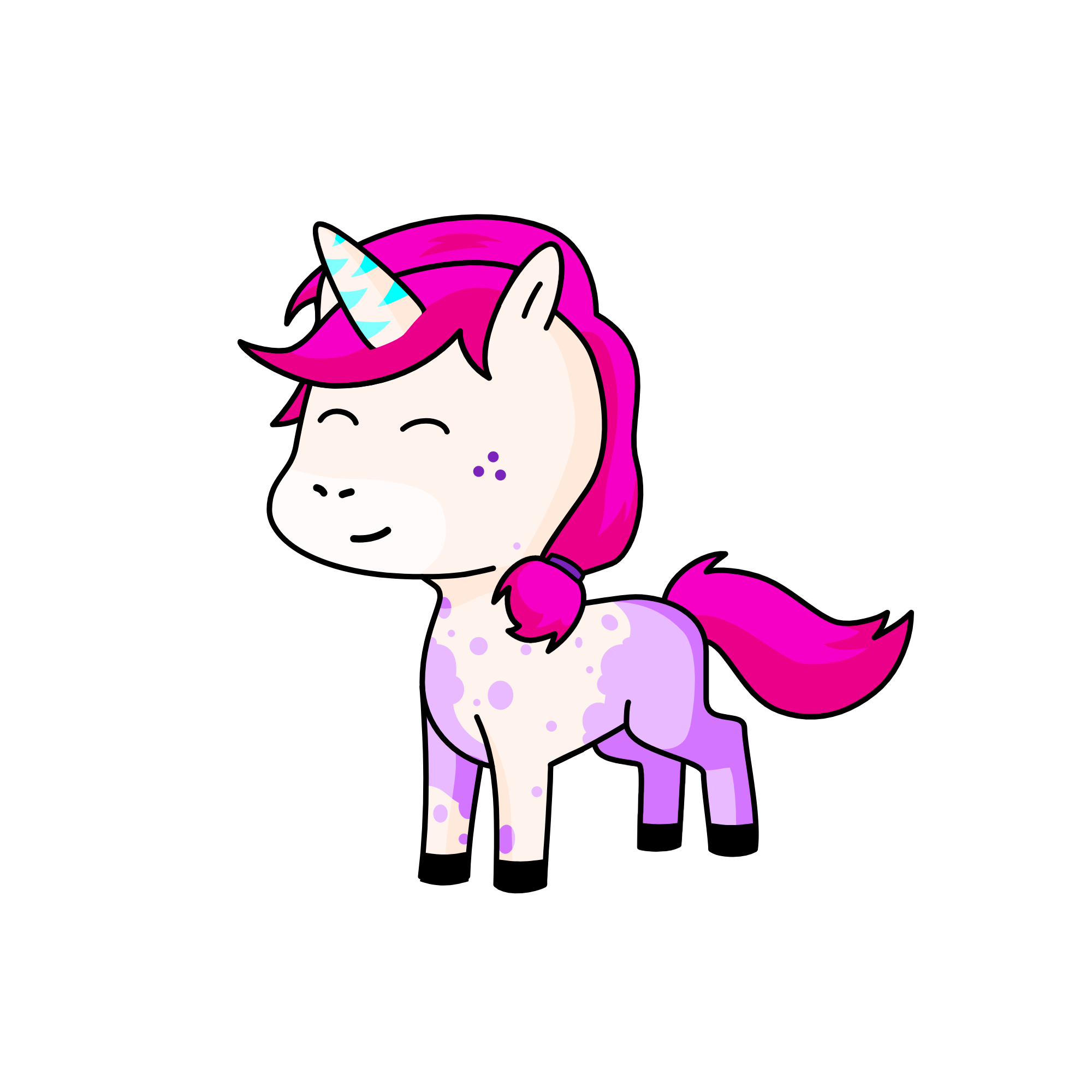 baby minny, the unicorn