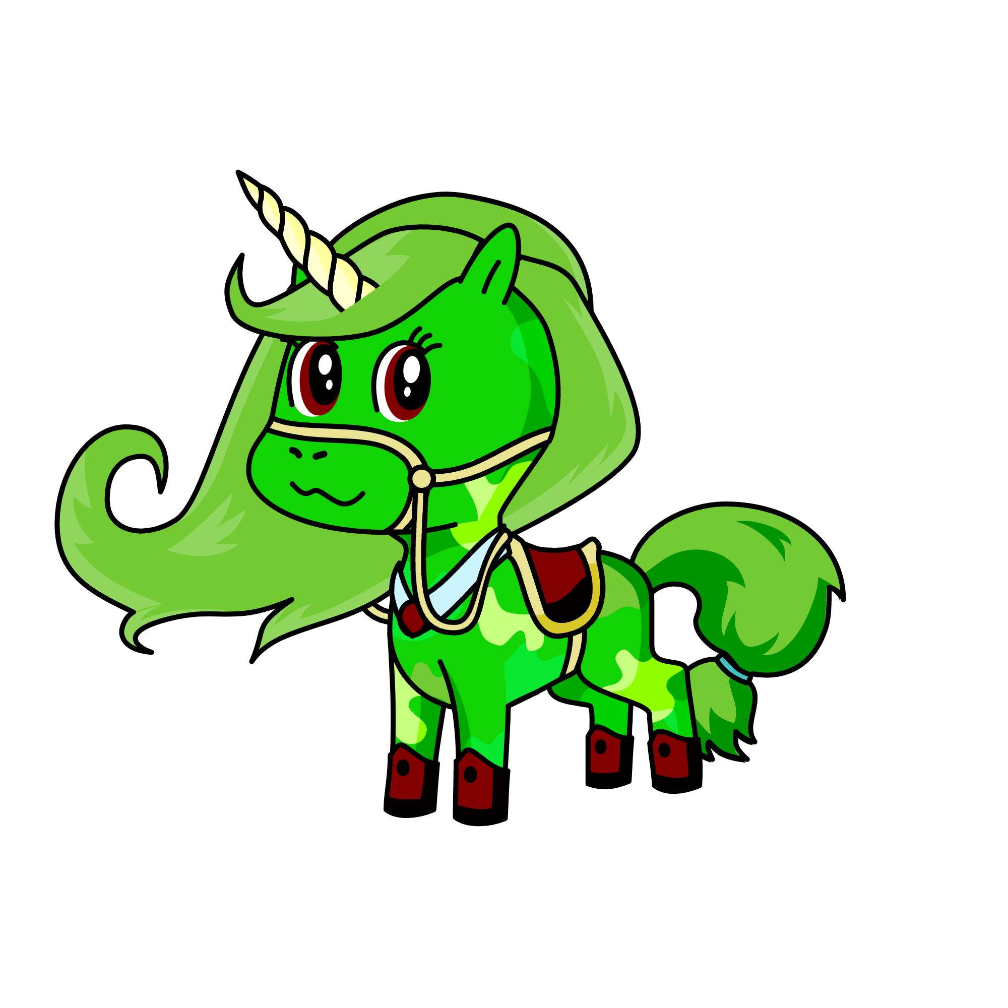 floral, the unicorn