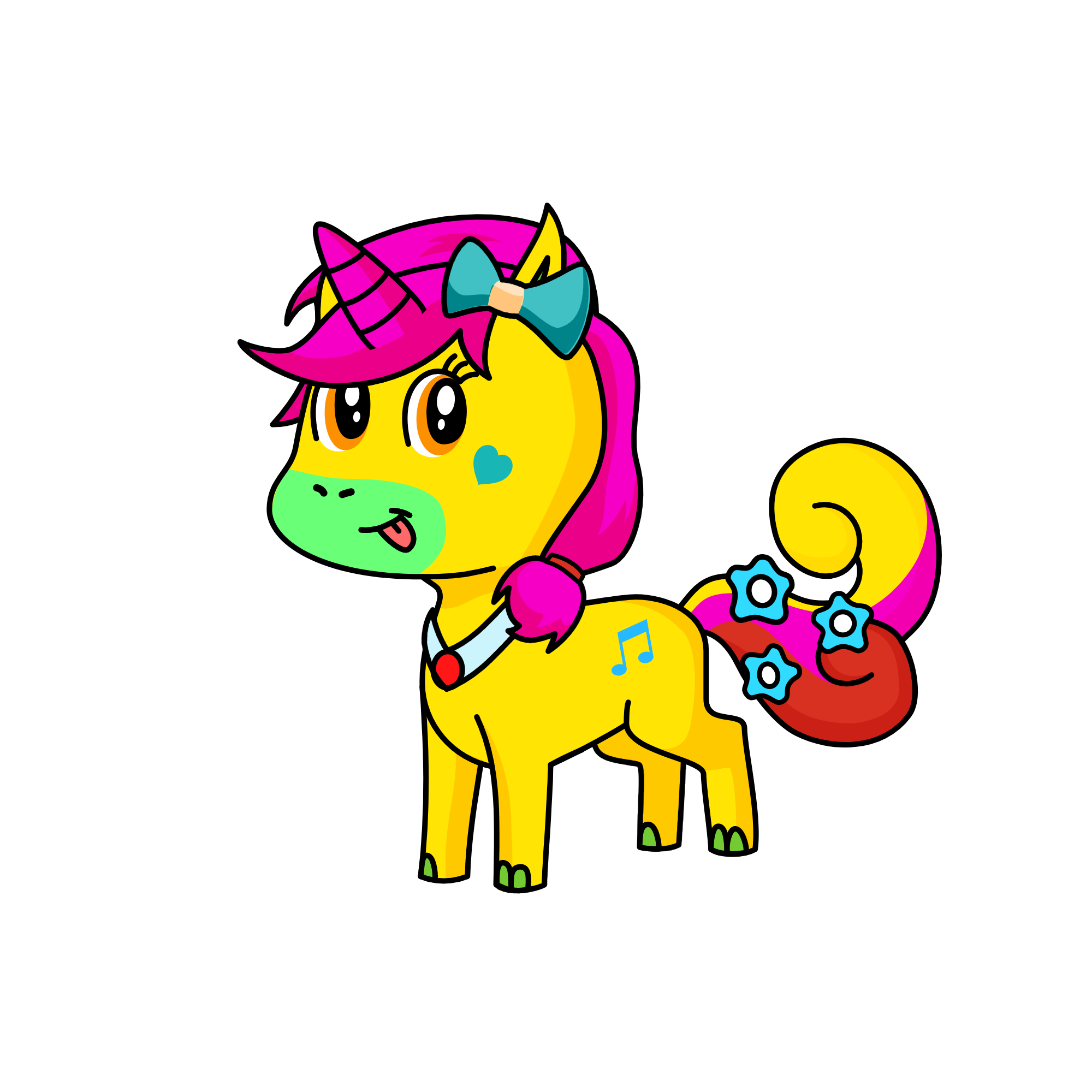 Dexa, the unicorn